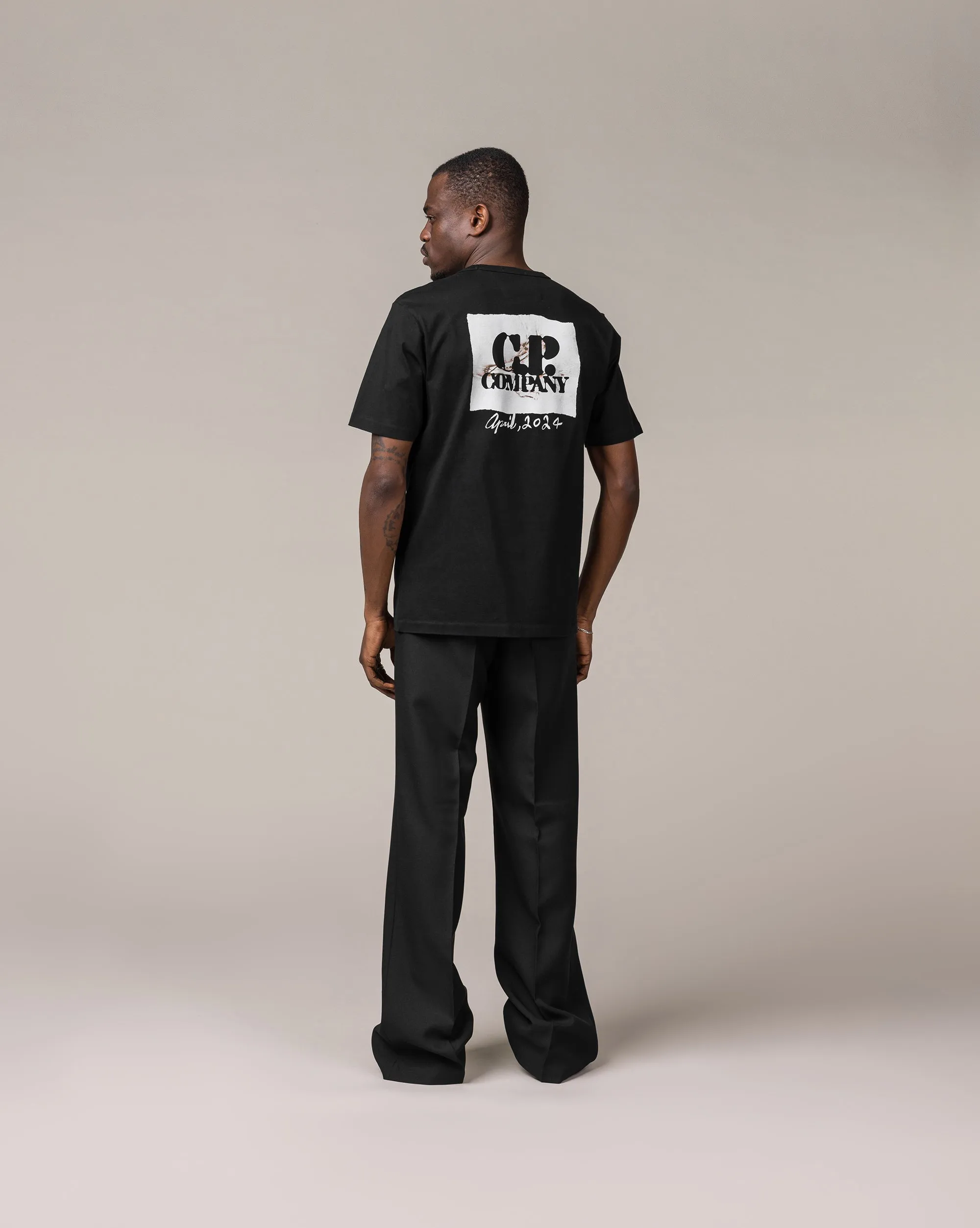 C.P. Company 30/2 Mercerized Jersey Twisted Graphic T-shirt sold by Asphalt Gold product image thumbnail 2