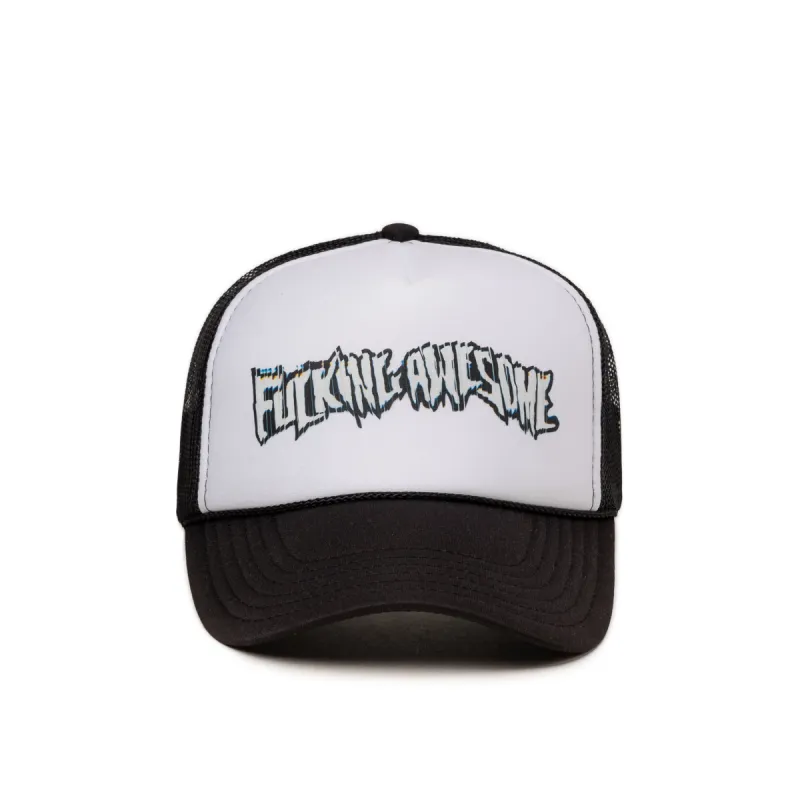 Fucking Awesome Scanner Warp Stamp Trucker Hat sold by Asphalt Gold