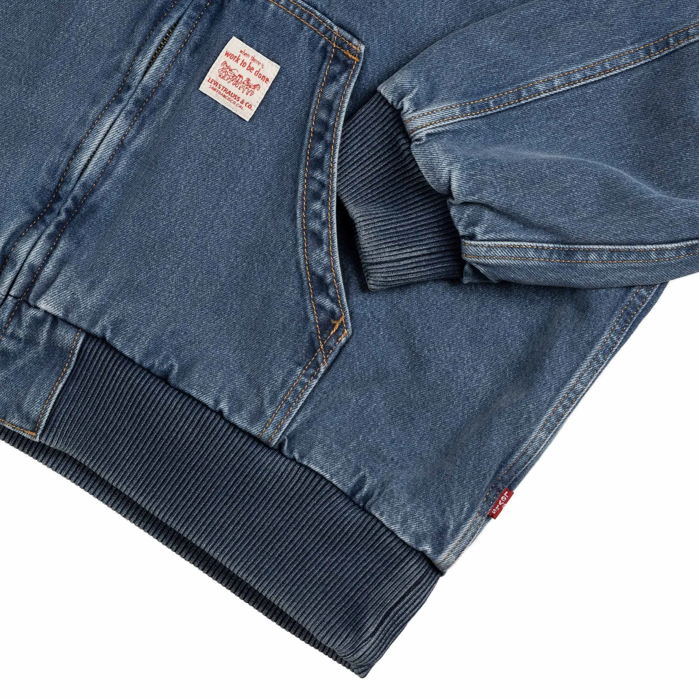 Levi's Portrero Denim Hoodie sold by Asphalt Gold product image thumbnail 5