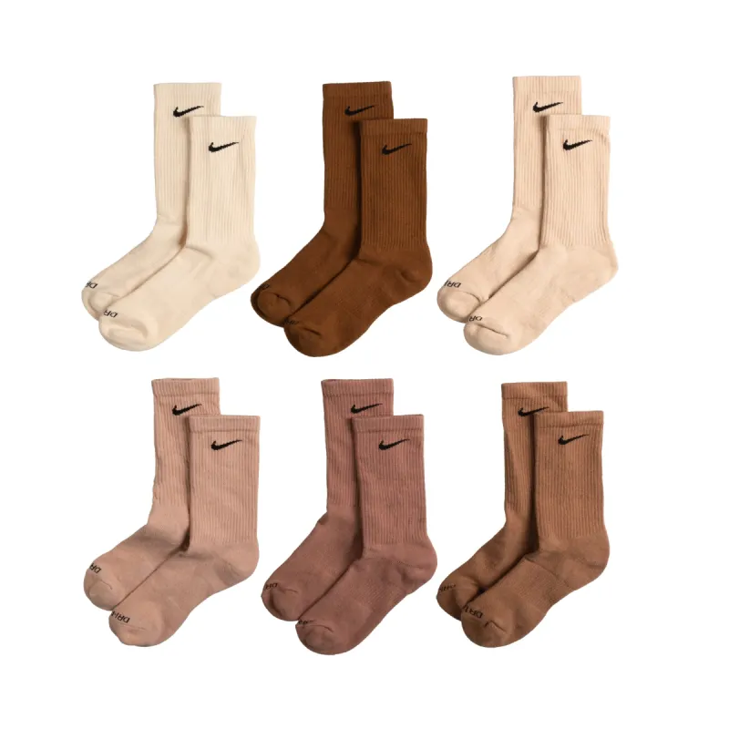Nike Everyday Cushioned Crew Socks 6 Pack sold by Asphalt Gold