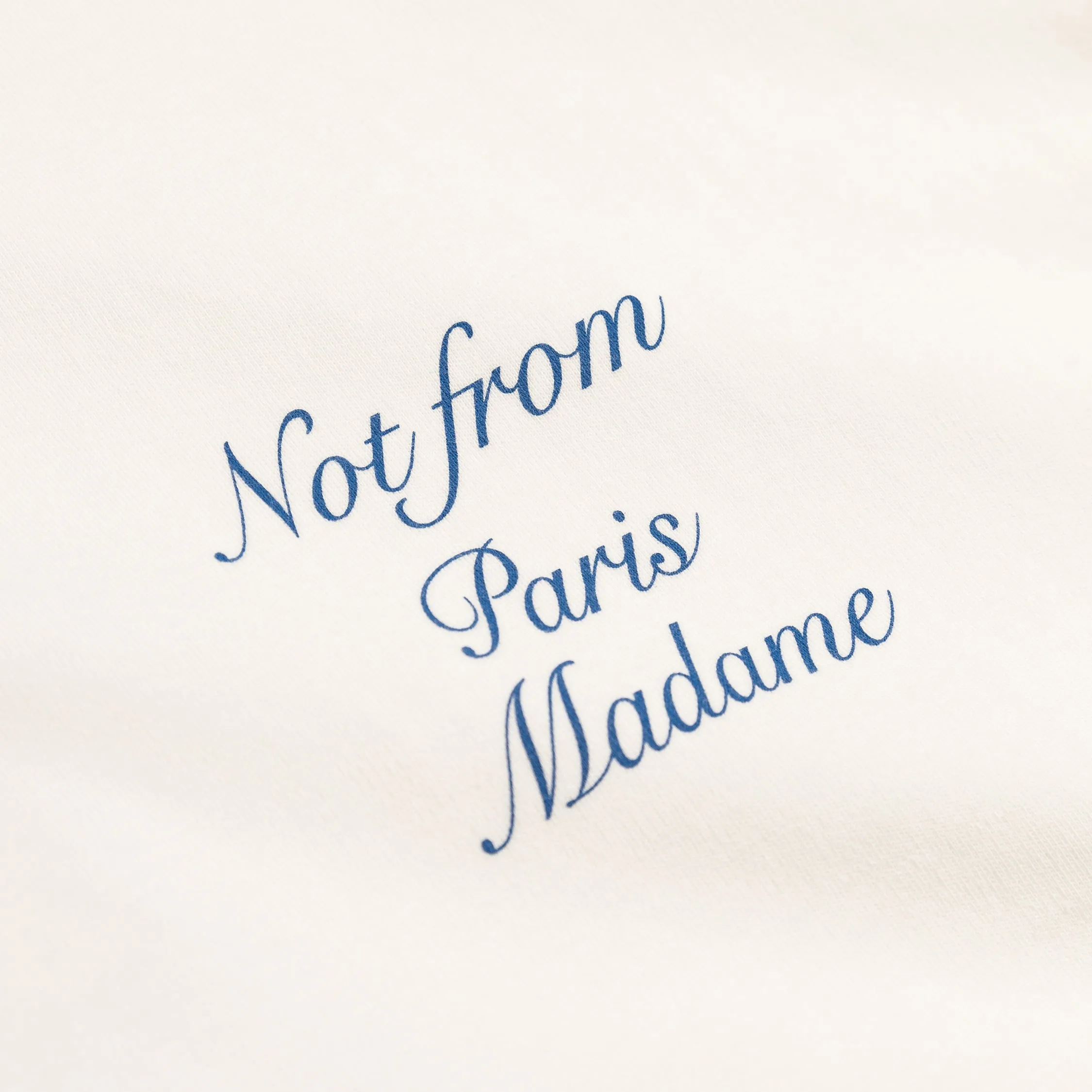 Drole de Monsieur Le T-Shirt Slogan Cursive sold by Asphalt Gold product image thumbnail 4