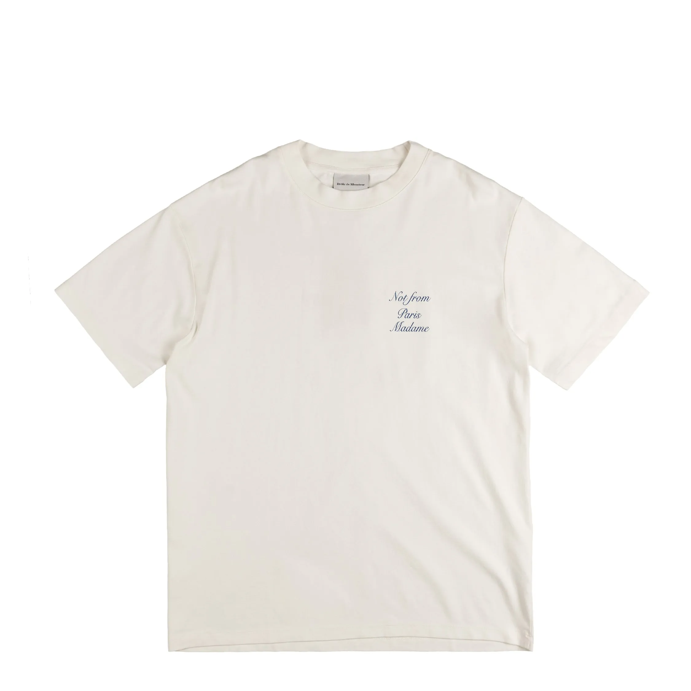 Drole de Monsieur Le T-Shirt Slogan Cursive sold by Asphalt Gold product image thumbnail 2