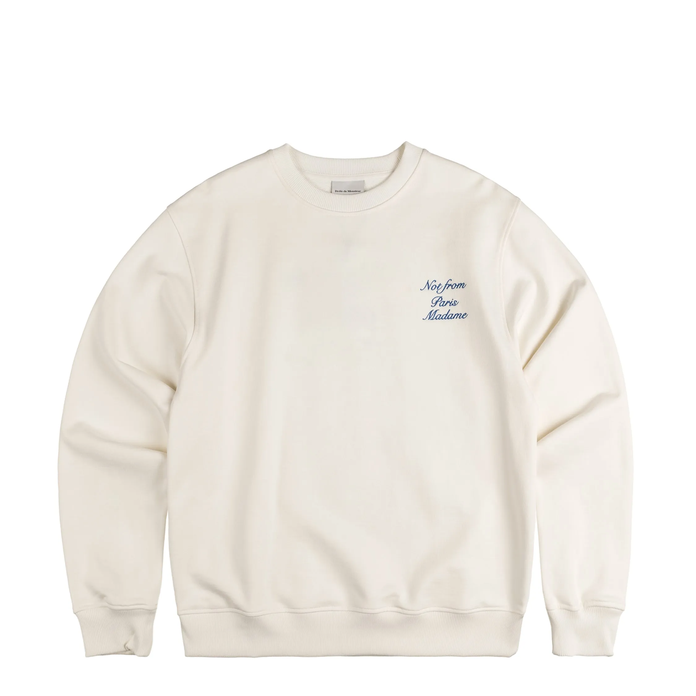 Drole de Monsieur Le Sweatshirt Slogan Cursive sold by Asphalt Gold product image thumbnail 2