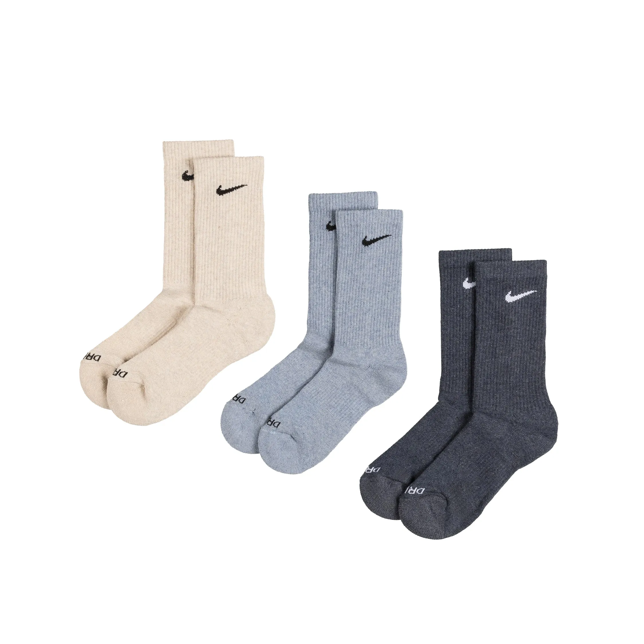 Nike Everyday Cushioned Crew Socks 3 Pack sold by Asphalt Gold
