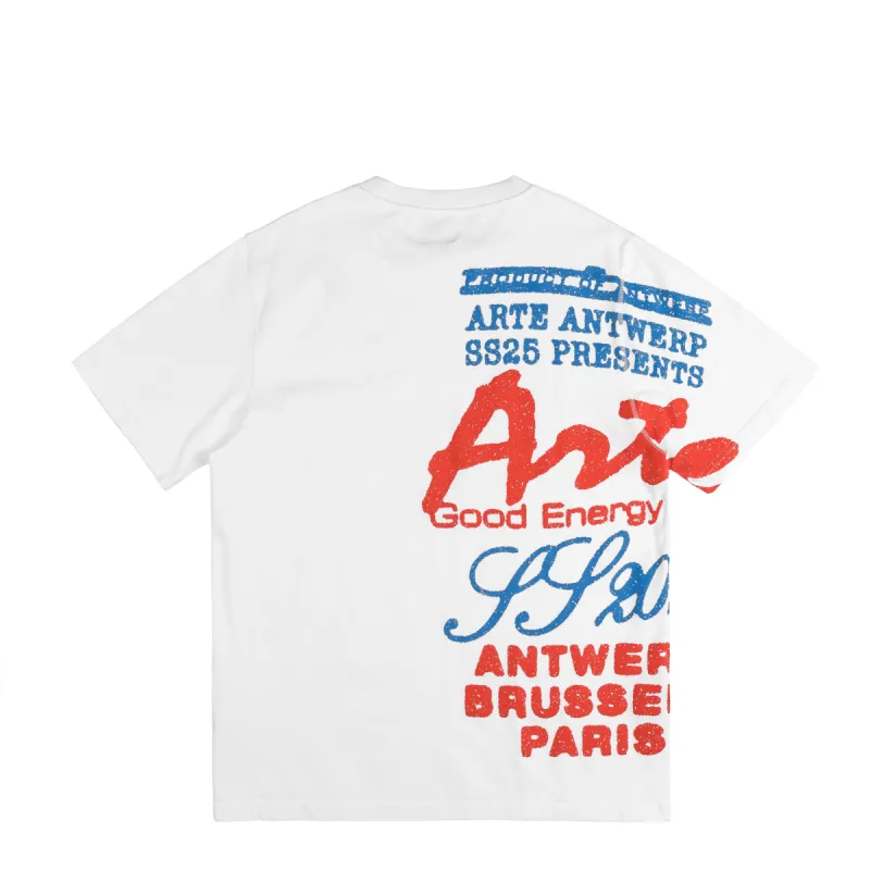 Arte Antwerp Lateral Print T-Shirt sold by Asphalt Gold