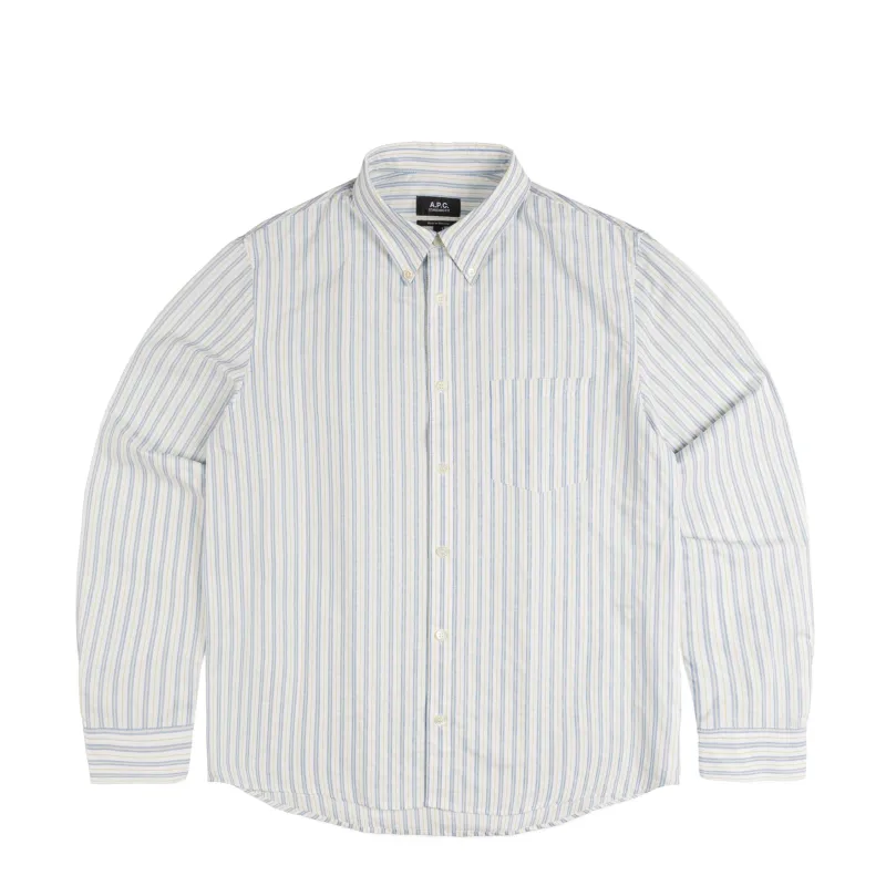 A.P.C. Edouard Brodee Shirt sold by Asphalt Gold