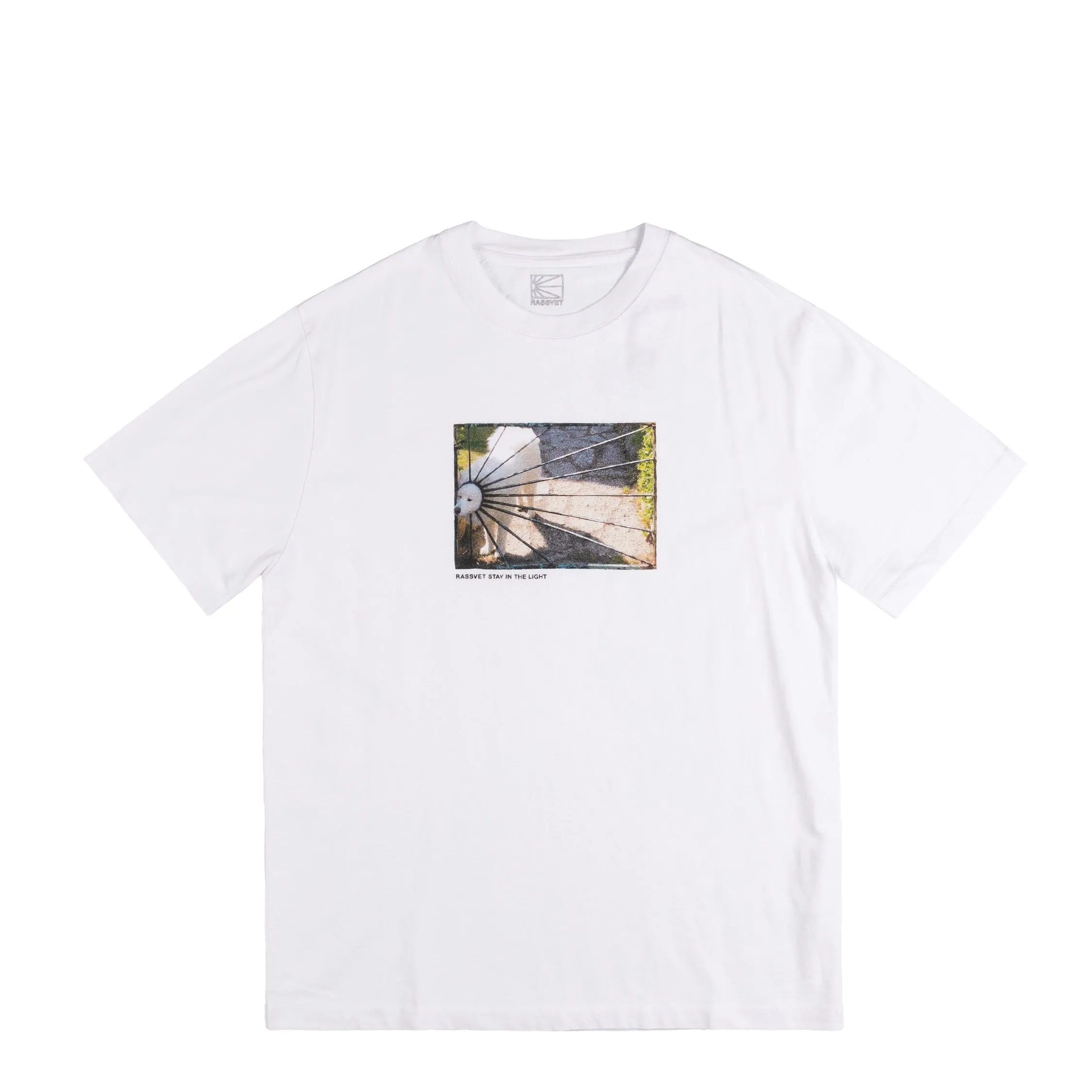 Rassvet Dog Logo T-Shirt Knit sold by Asphalt Gold