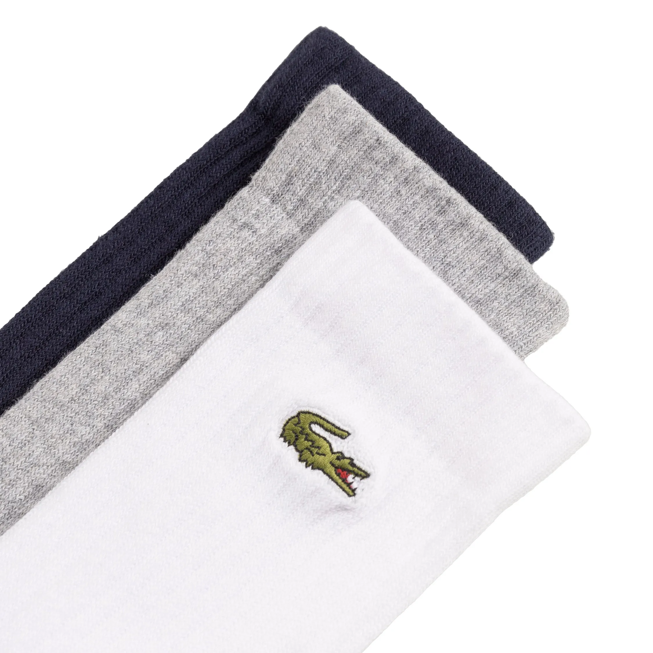 Lacoste High Cut Socks 3-Pack sold by Asphalt Gold product image thumbnail 2