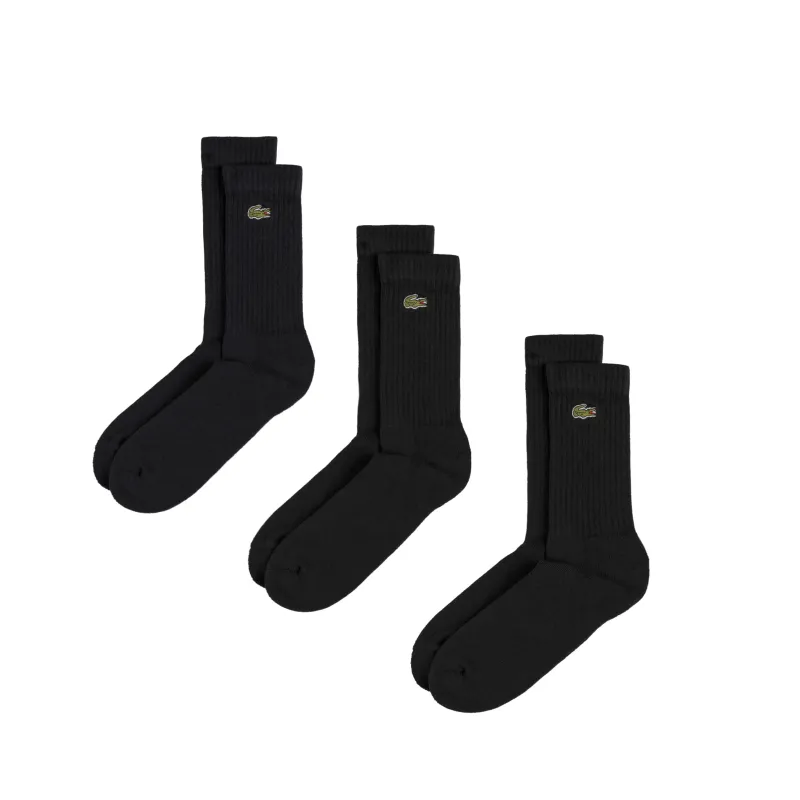 Lacoste High Cut Socks 3-Pack sold by Asphalt Gold