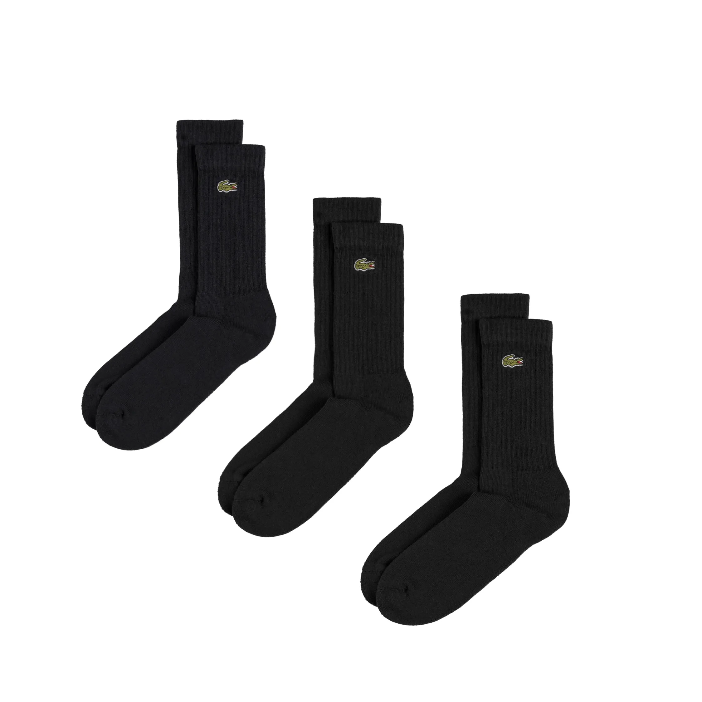 Lacoste High Cut Socks 3-Pack sold by Asphalt Gold
