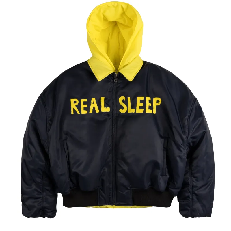 JW Anderson Real Sleep Bomber Jacket sold by Asphalt Gold
