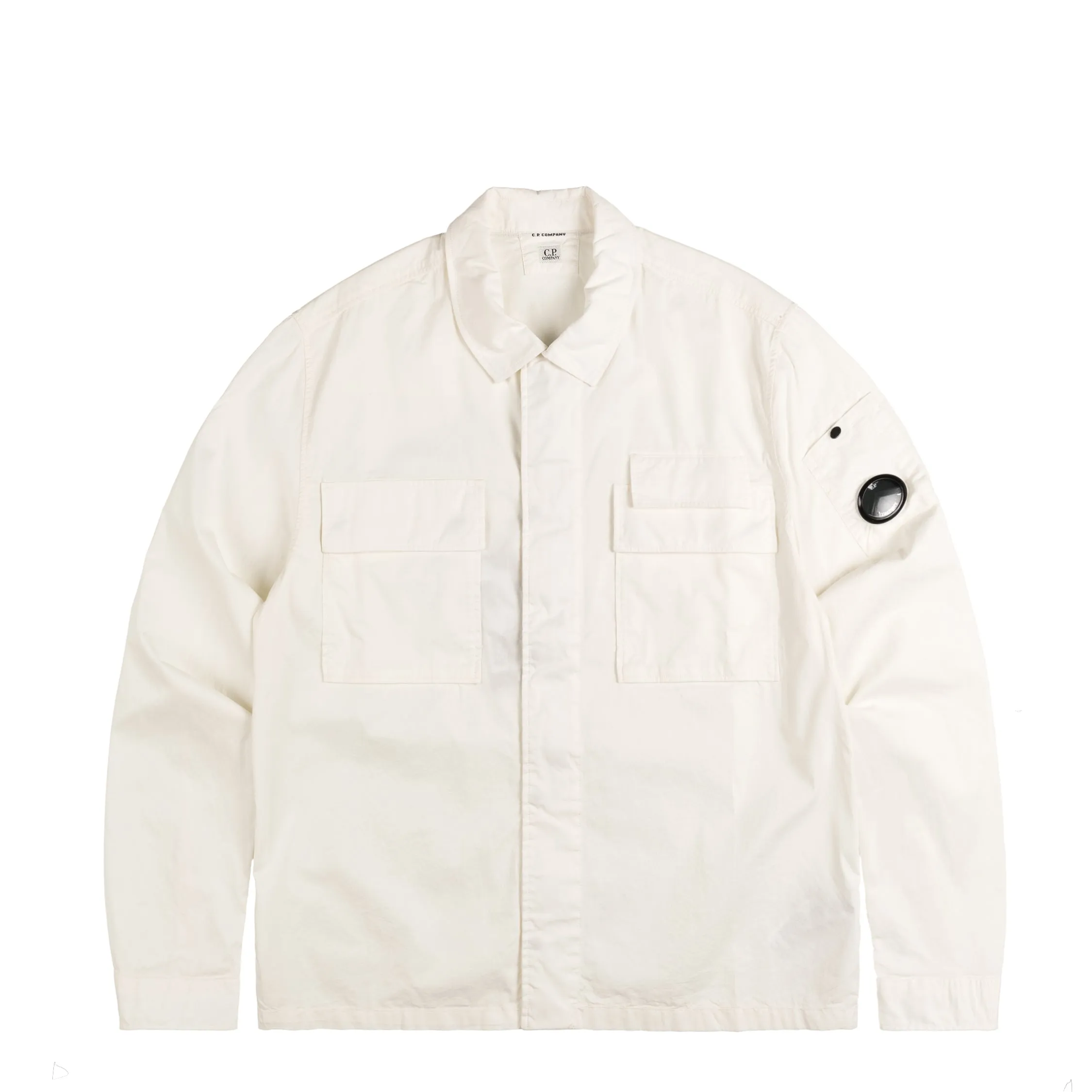 C.P. Company Organic Gabardine Utility Lens Shirt sold by Asphalt Gold
