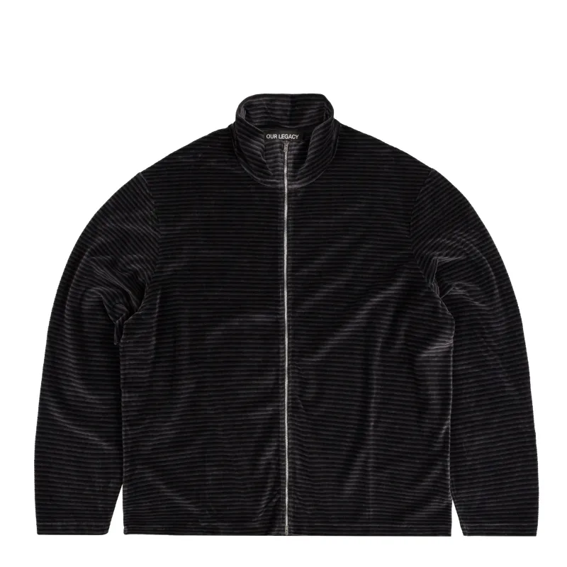 Our Legacy Shrunken Fullzip Polo sold by Asphalt Gold