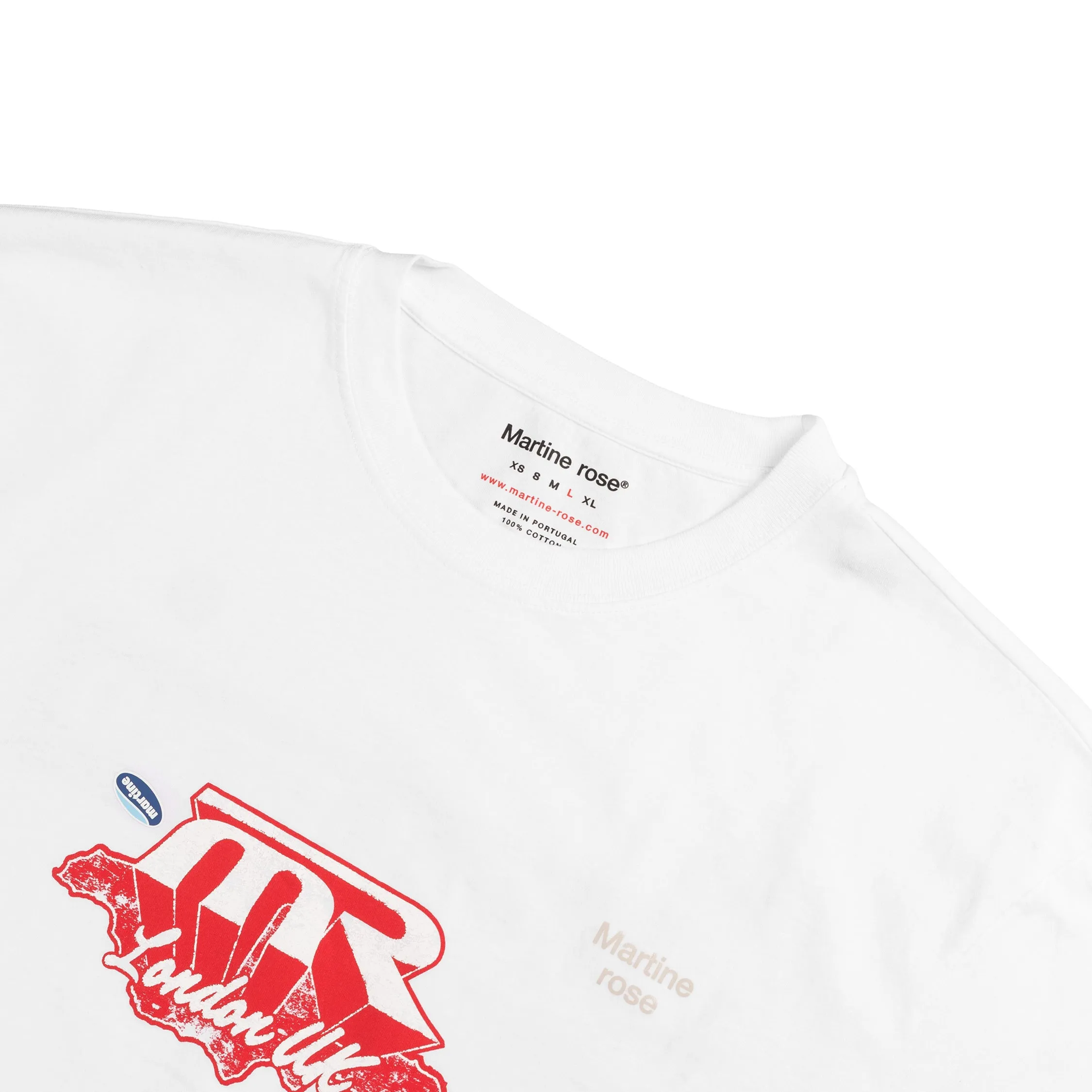 Martine Rose Classic T-Shirt sold by Asphalt Gold product image thumbnail 3