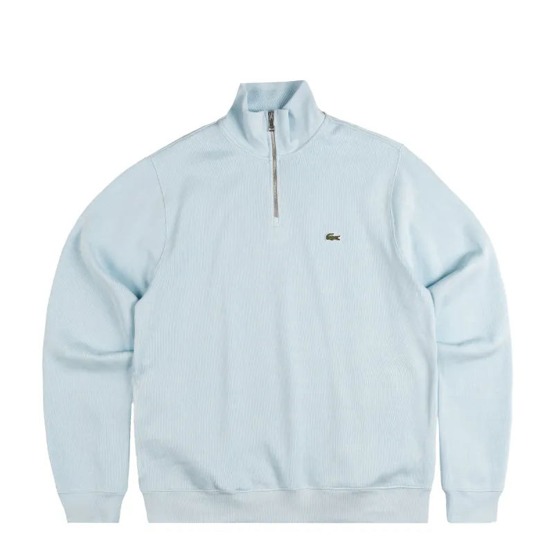 Lacoste Zippered Stand Up Collar Cotton Sweatshirt made by Lacoste