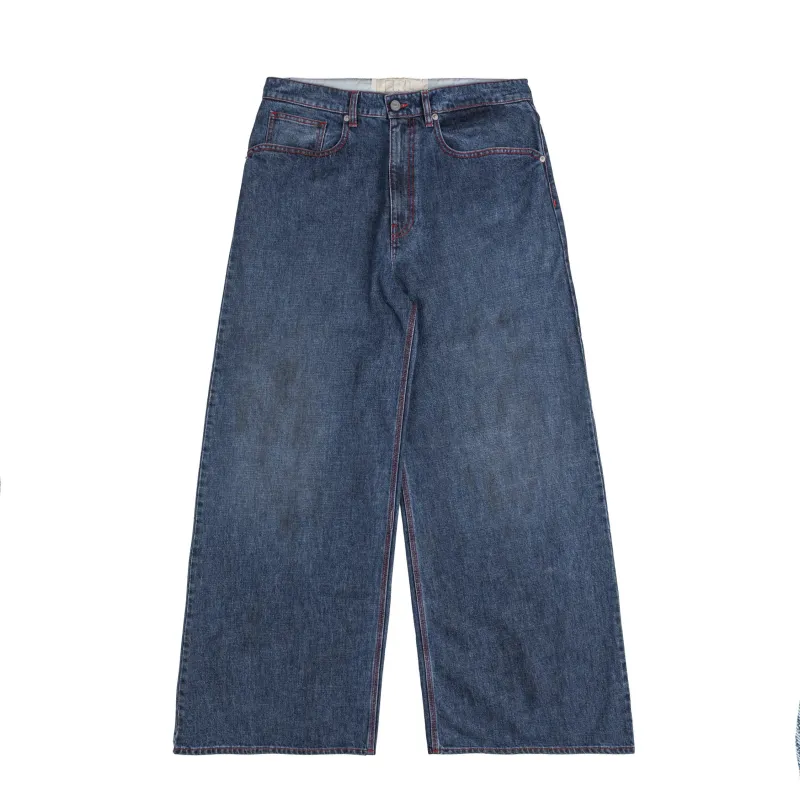 ERL Baggy Indiana Distressed Jeans Woven sold by Asphalt Gold