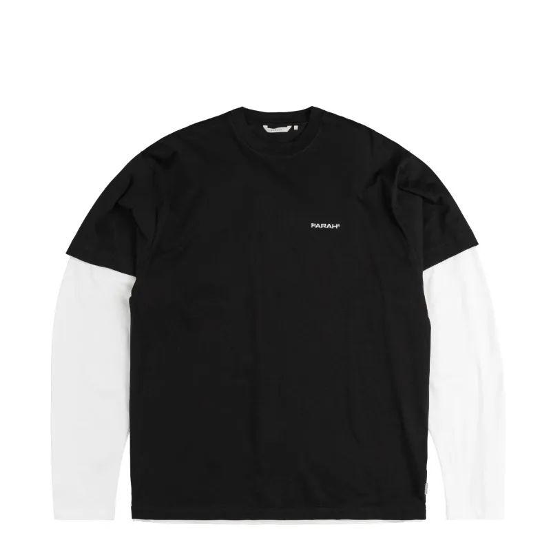 Farah Japan Layered Longsleeve T-Shirt sold by Asphalt Gold