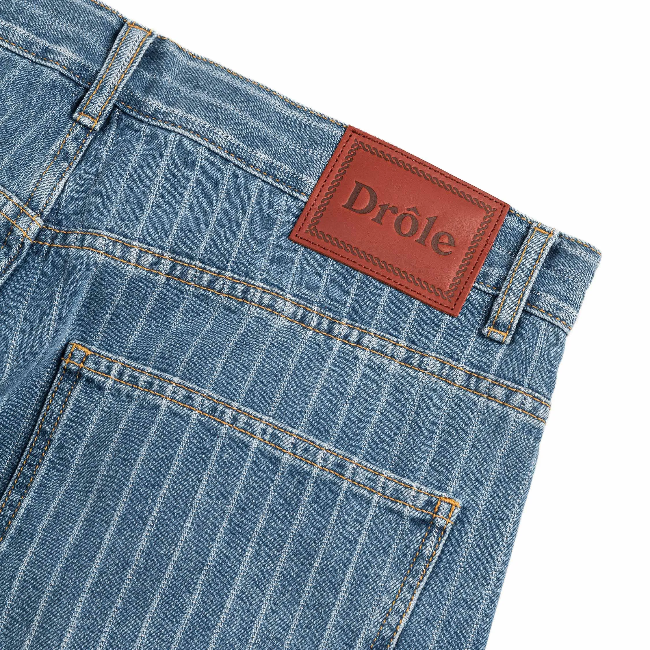 Drole de Monsieur Le Jean Baggy Rayures sold by Asphalt Gold product image thumbnail 4