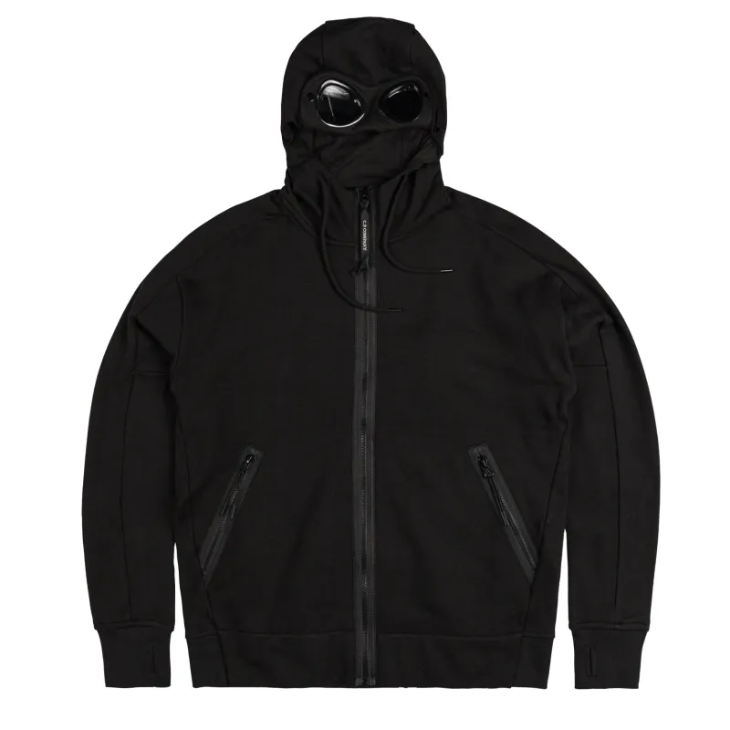 C.P. Company Diagonal Raised Fleece Goggle Zipped Hooded Sweatshirt sold by Asphalt Gold