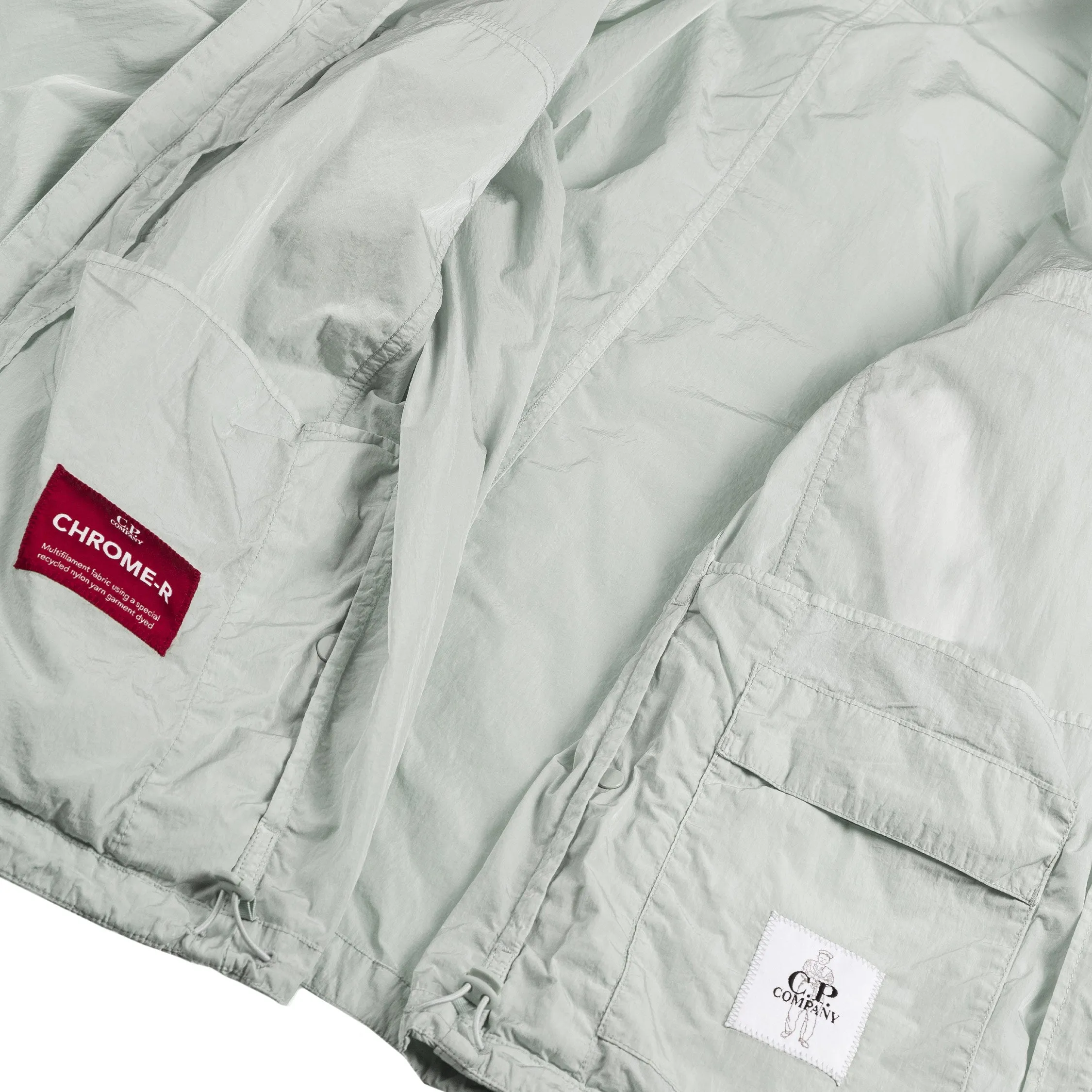 C.P. Company Chrome-R Full Zip Logo Overshirt sold by Asphalt Gold product image thumbnail 5