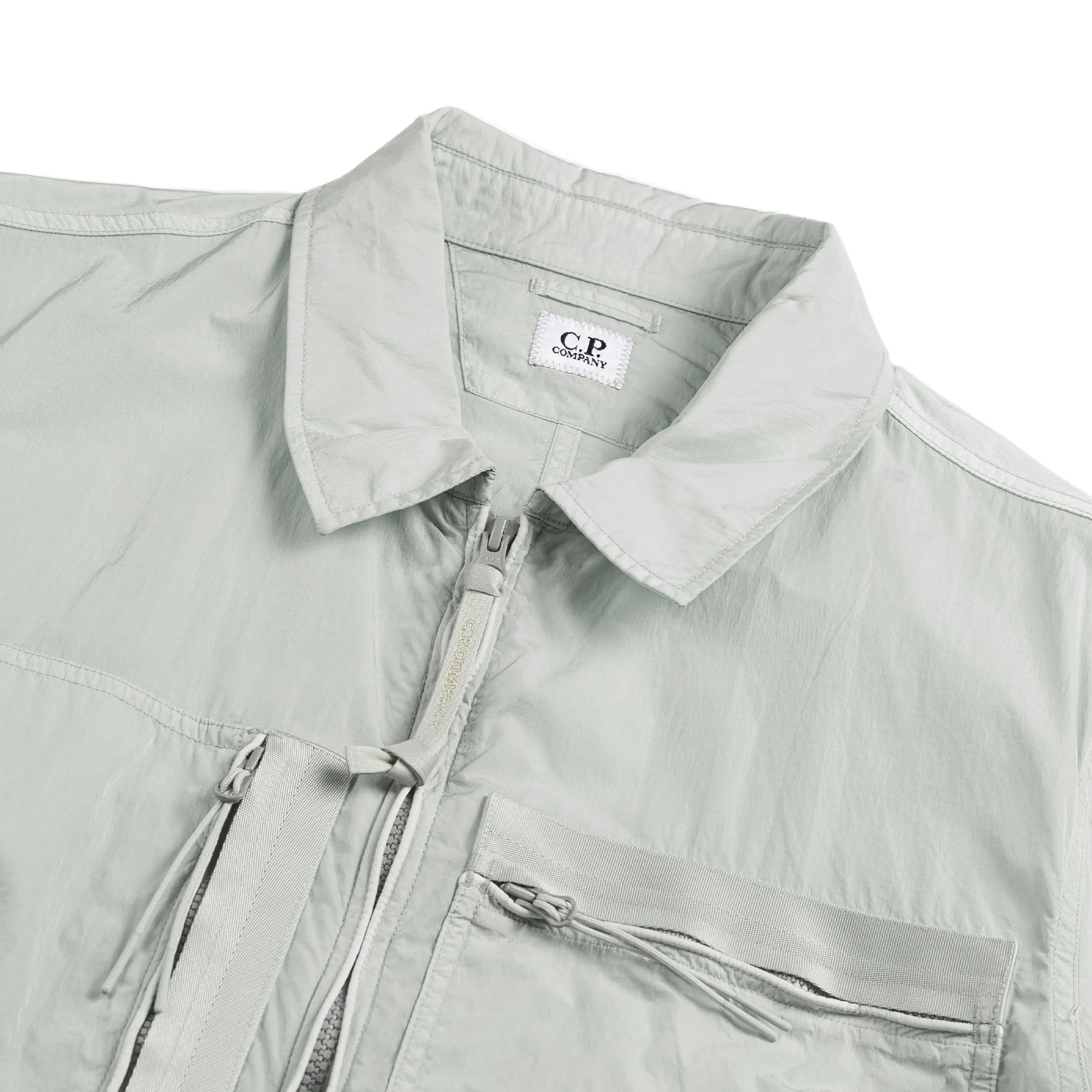 C.P. Company Chrome-R Full Zip Logo Overshirt sold by Asphalt Gold product image thumbnail 3