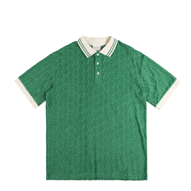 Drole de Monsieur Le Polo Monogramme MC sold by Asphalt Gold