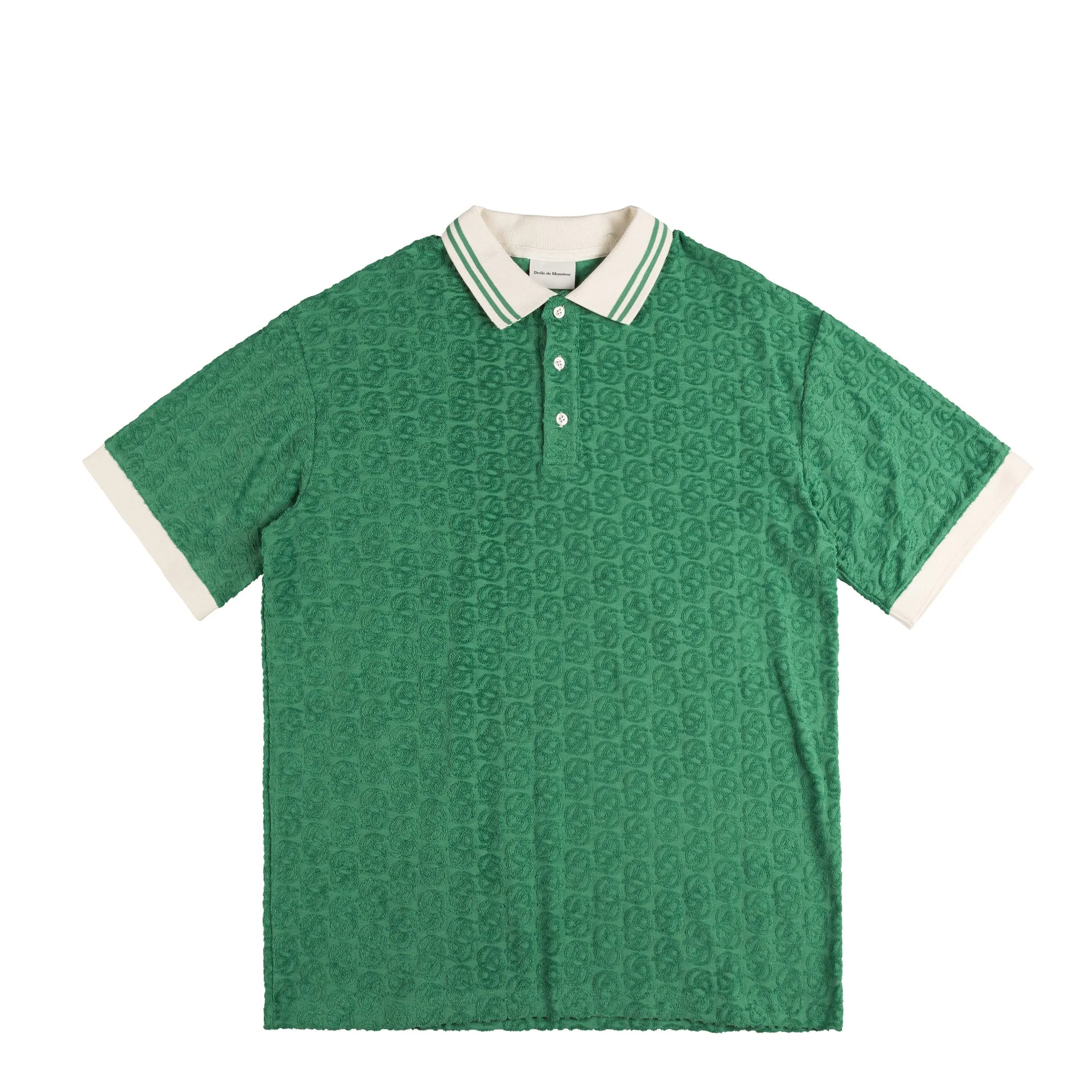 Drole de Monsieur Le Polo Monogramme MC sold by Asphalt Gold
