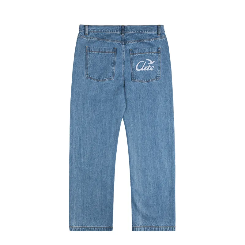 Arte Antwerp Bird Denim Pants sold by Asphalt Gold