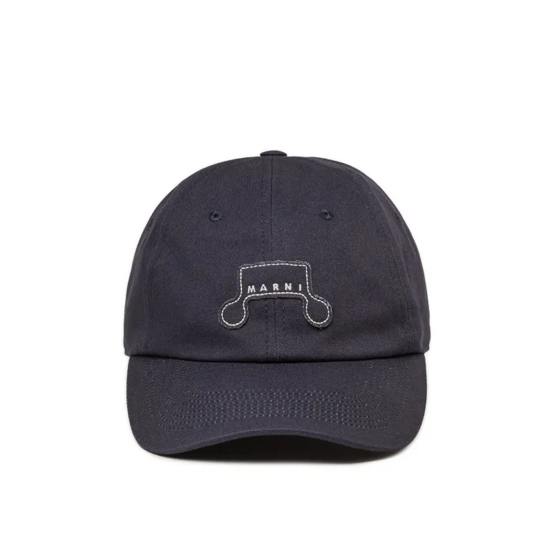 Marni Baseball Cap With Embroidered Logo sold by Asphalt Gold