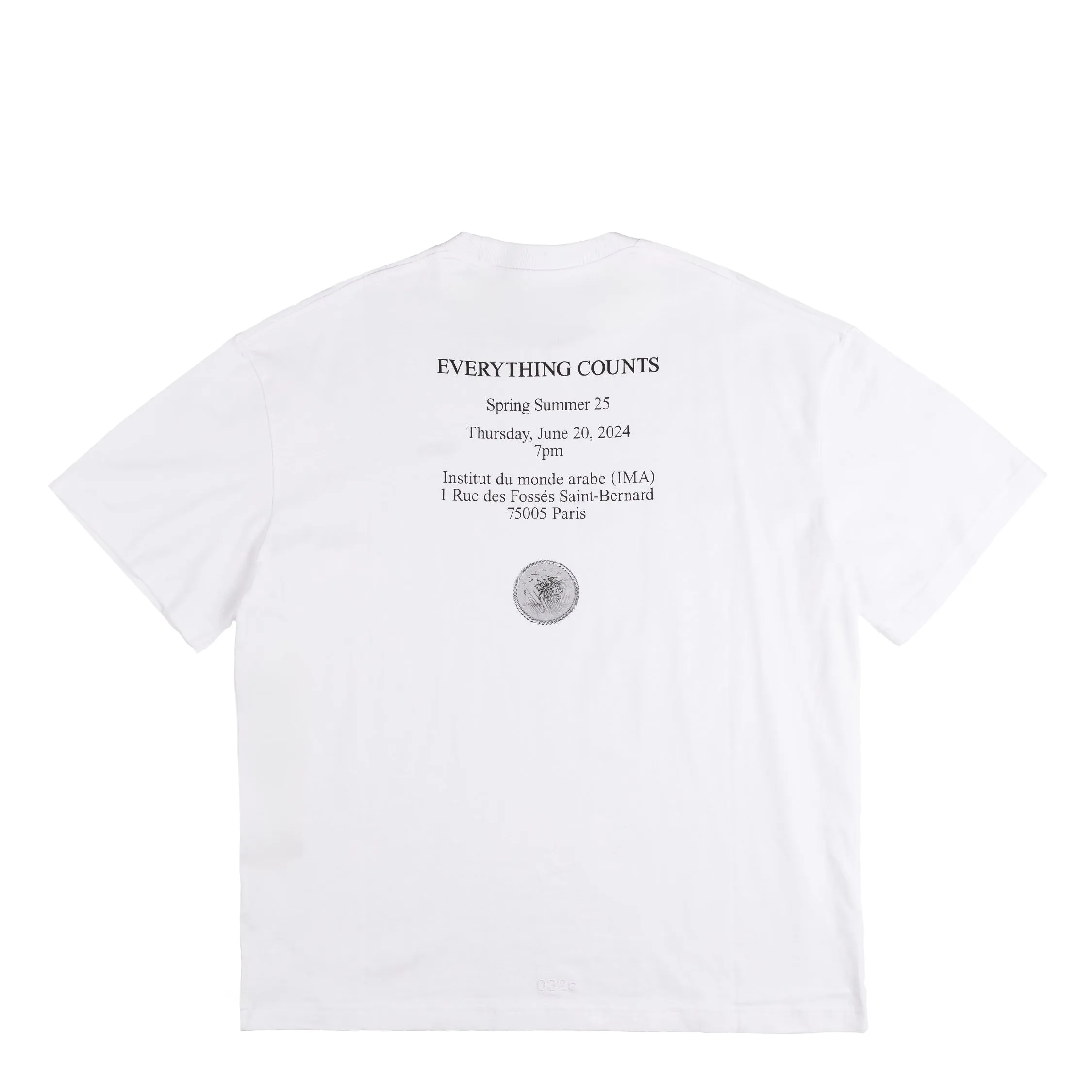 032c 'SS-25, Paris' T-Shirt sold by Asphalt Gold product image thumbnail 2