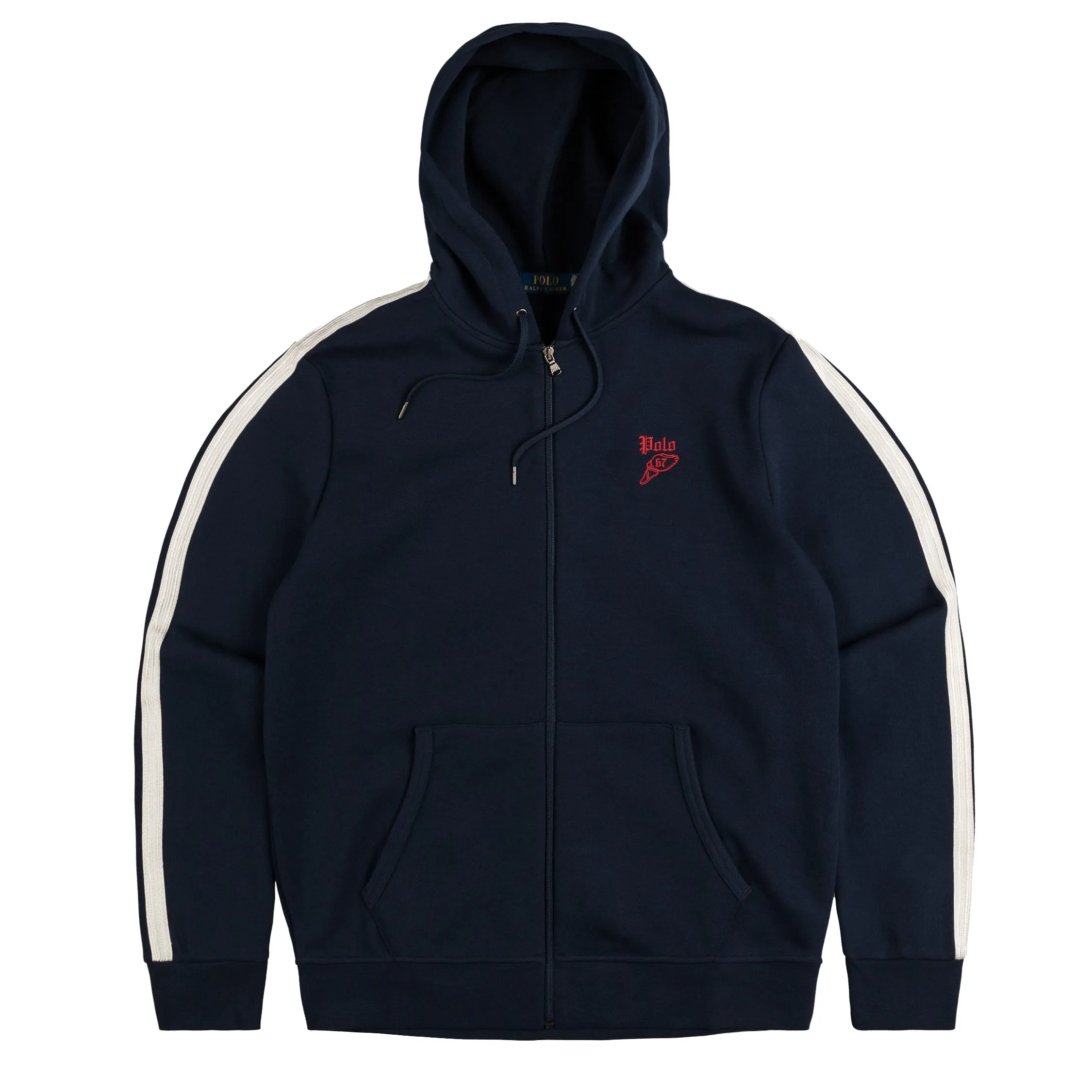 Polo Ralph Lauren Logo Double-Knit Mesh Hoodie sold by Asphalt Gold