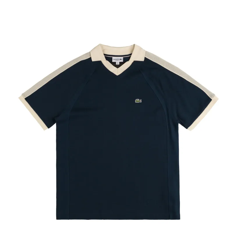 Lacoste Classic Fit Piqué Panel Polo Shirt sold by Asphalt Gold