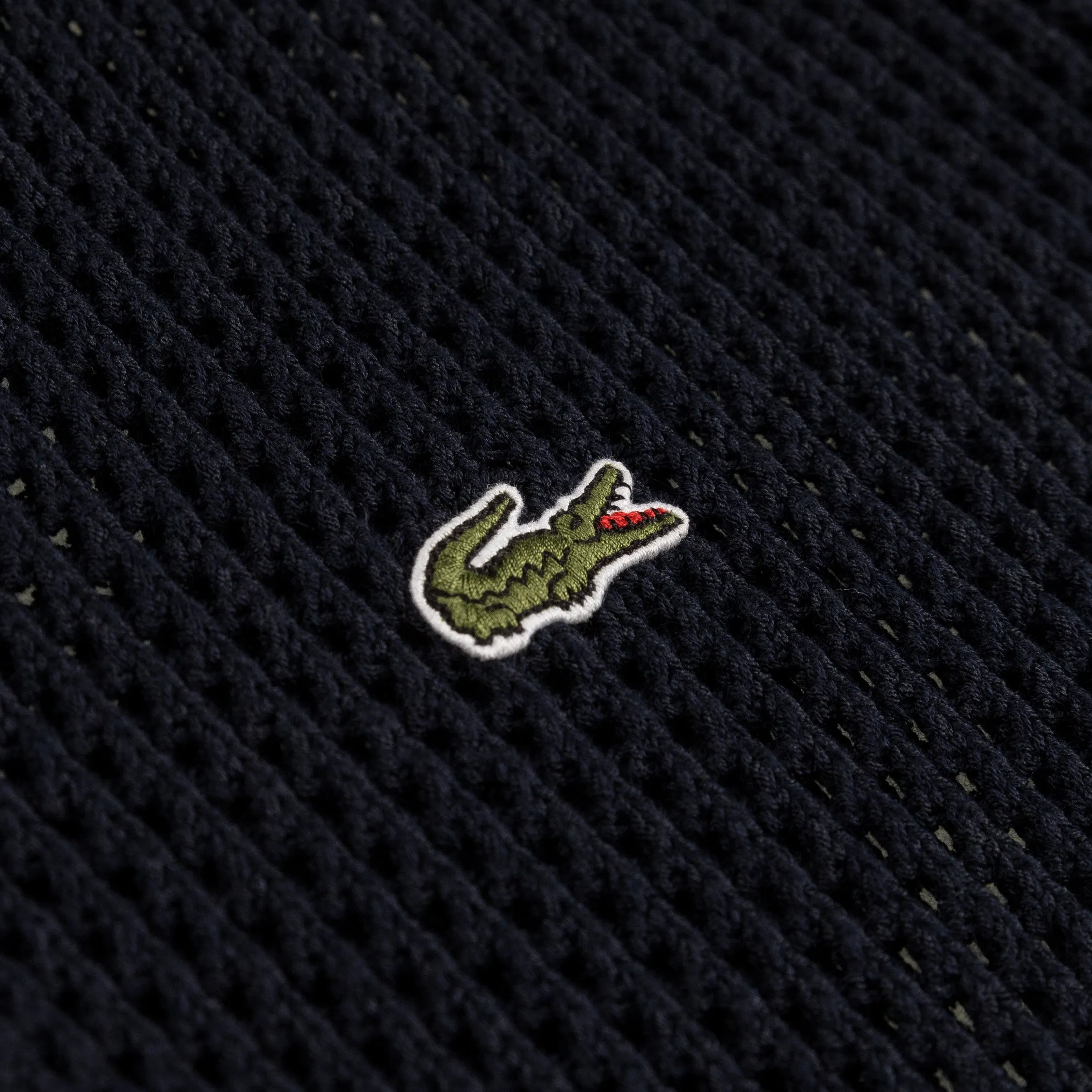 Lacoste Short Sleeved Heavy Cotton Polo Sweater sold by Asphalt Gold product image thumbnail 3