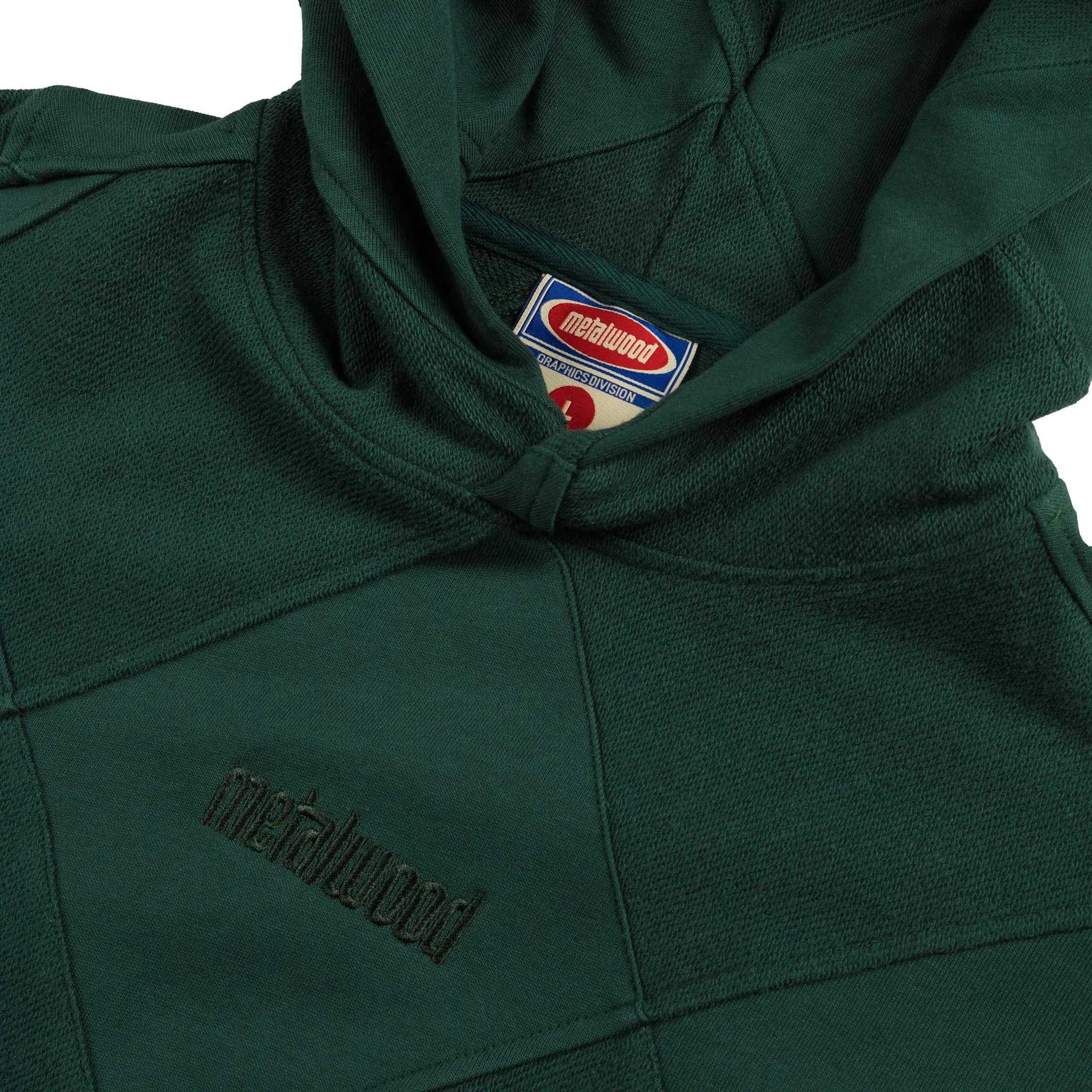 Metalwood Diamond Terry Hooded Sweatshirt sold by Asphalt Gold product image thumbnail 2