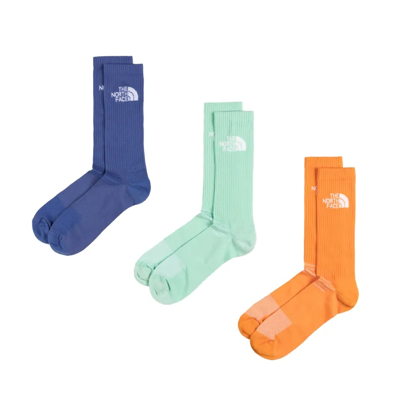 The North Face Multi Sport Cushion Crew Socks 3-Pack sold by Asphalt Gold
