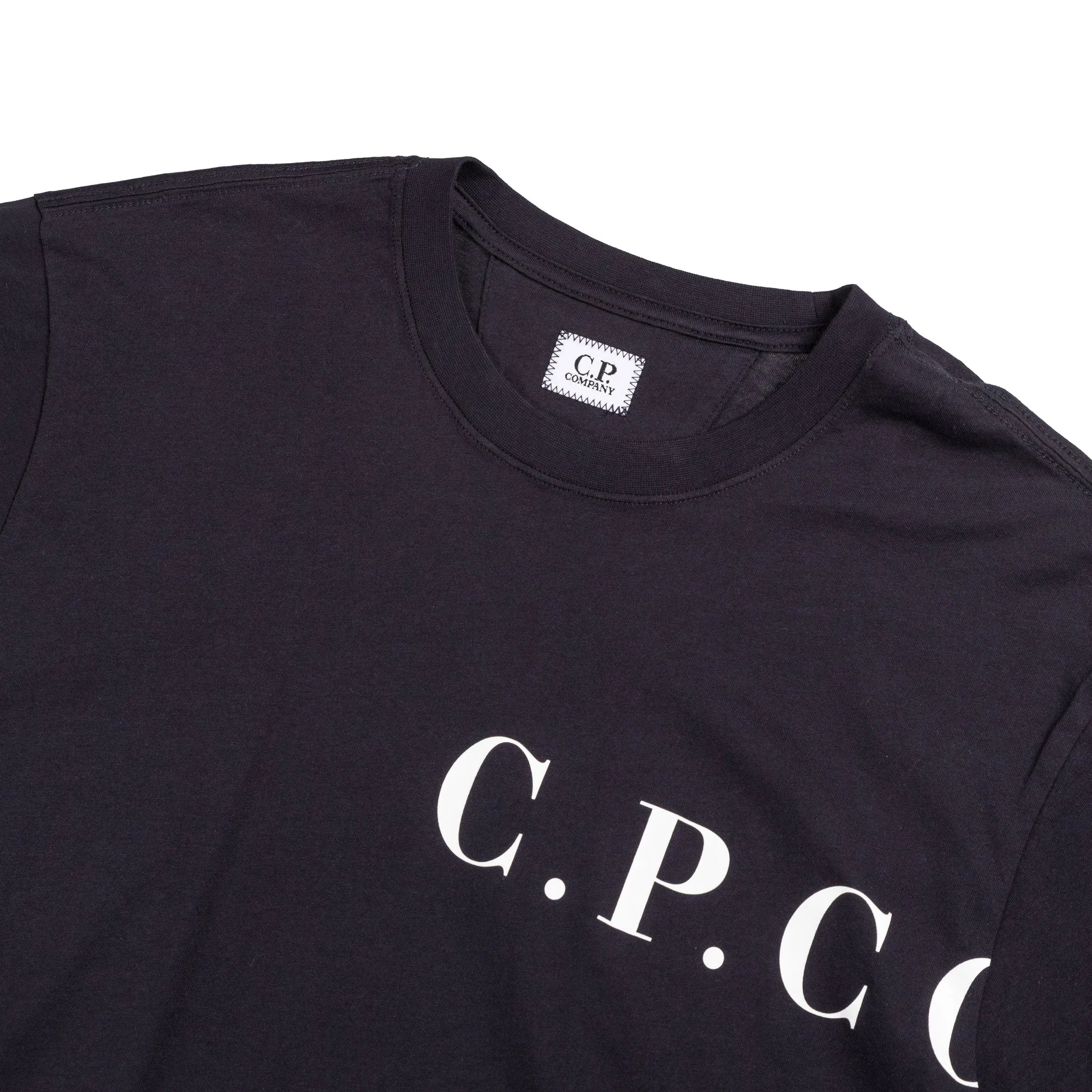 C.P. Company 30/1 Jersey Front-Back Logo T-Shirt sold by Asphalt Gold product image thumbnail 3