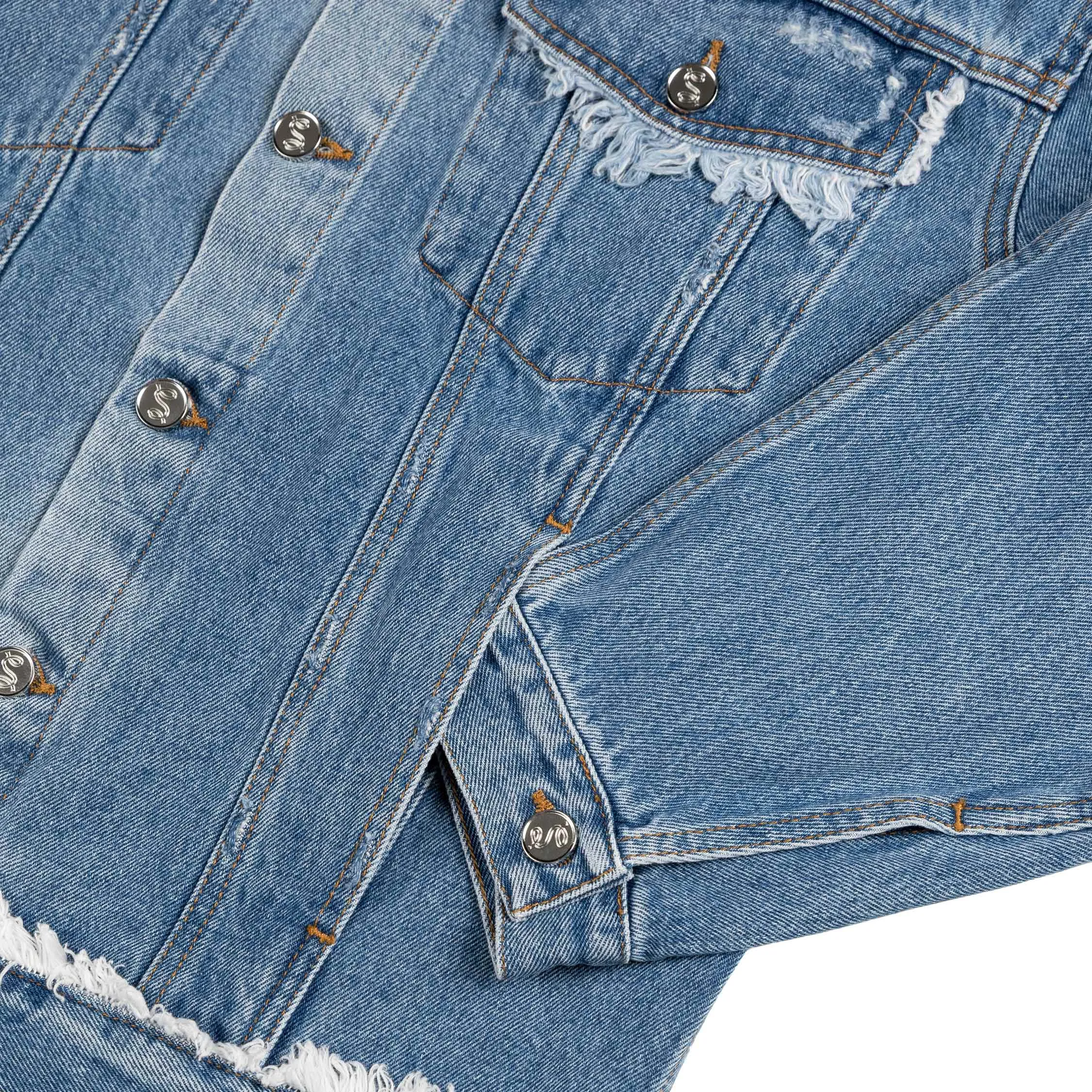 Sefr Alvarez Denim Jacket sold by Asphalt Gold product image thumbnail 5