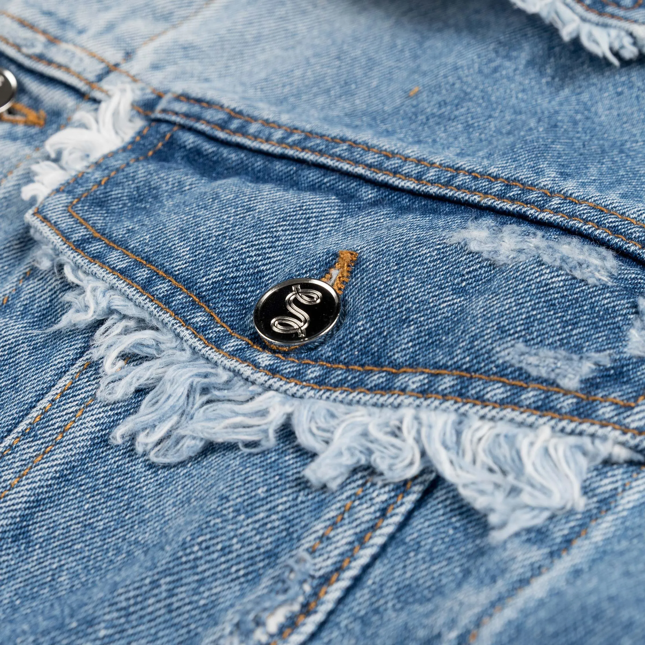 Sefr Alvarez Denim Jacket sold by Asphalt Gold product image thumbnail 4