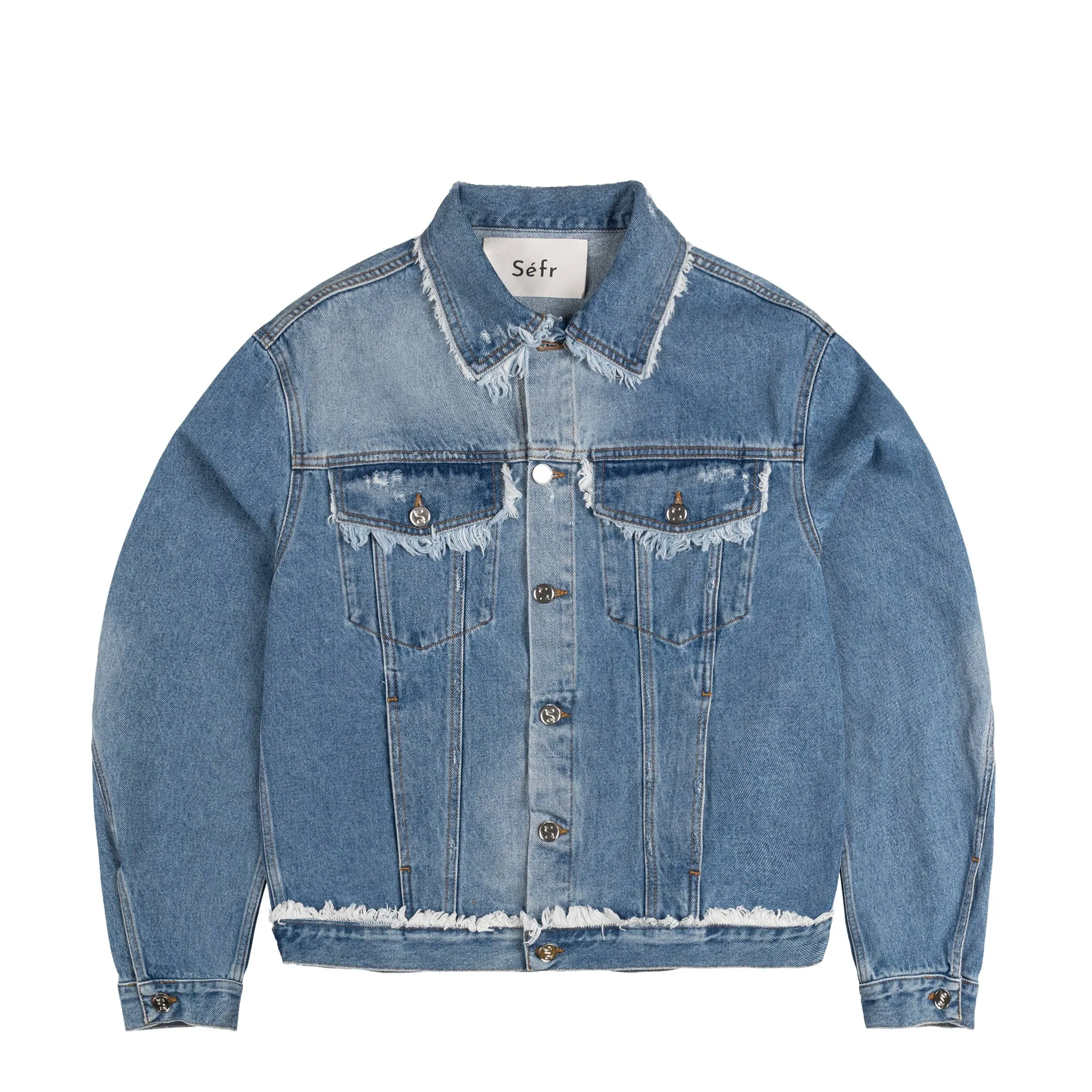Sefr Alvarez Denim Jacket sold by Asphalt Gold