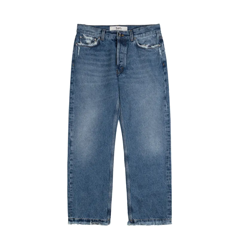 Sefr Frayed Cut Jeans sold by Asphalt Gold