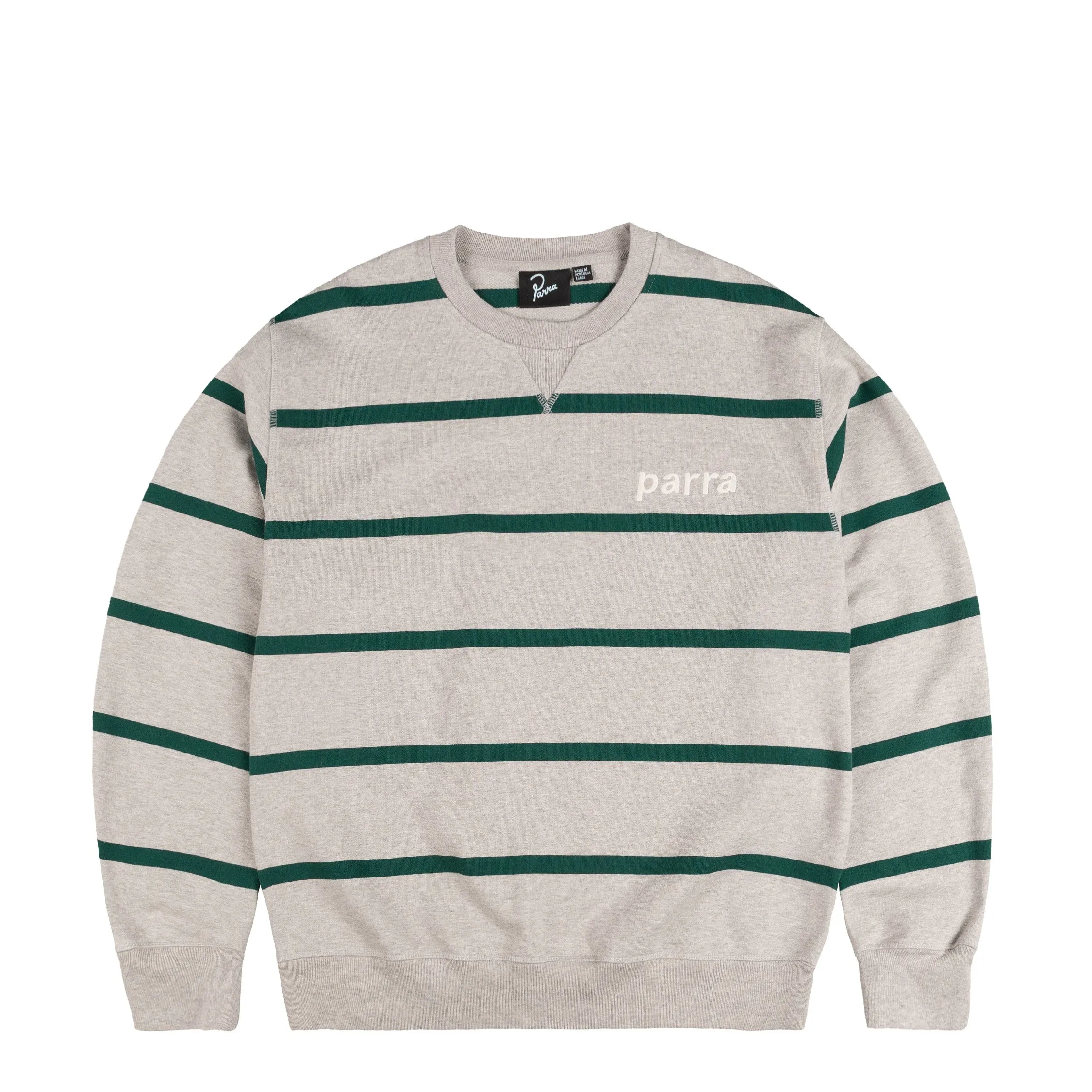 By Parra Pristine Striper Crew Neck Sweatshirt sold by Asphalt Gold