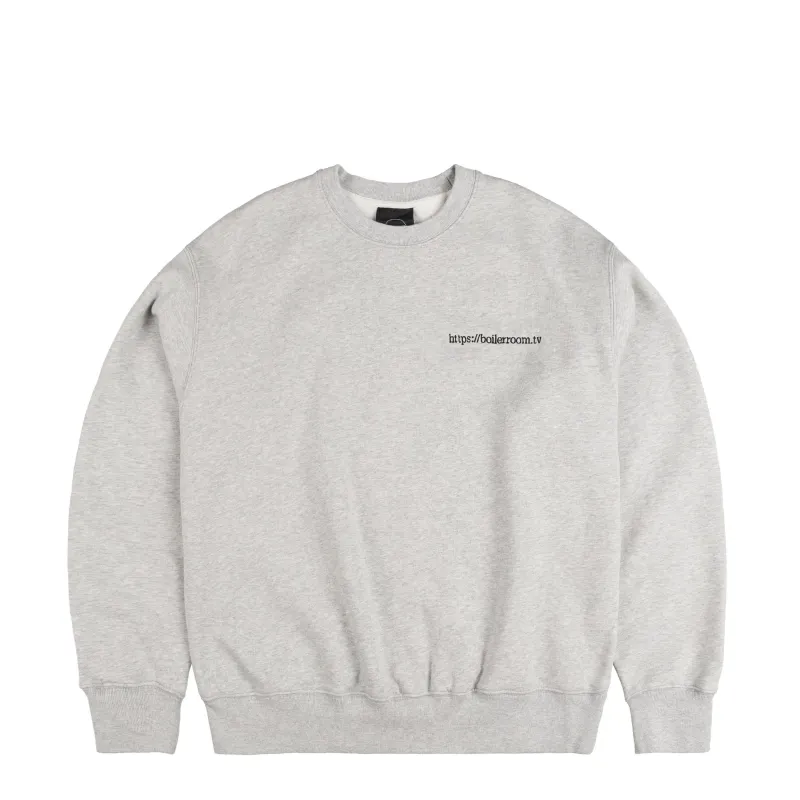 Boiler Room TV Logo Crew Sweatshirt sold by Asphalt Gold