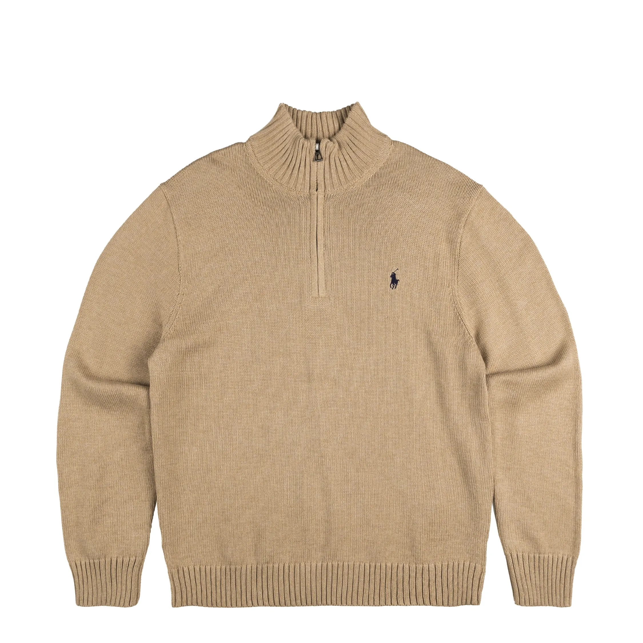 Polo Ralph Lauren Cotton Quarter-Zip Jumper sold by Asphalt Gold