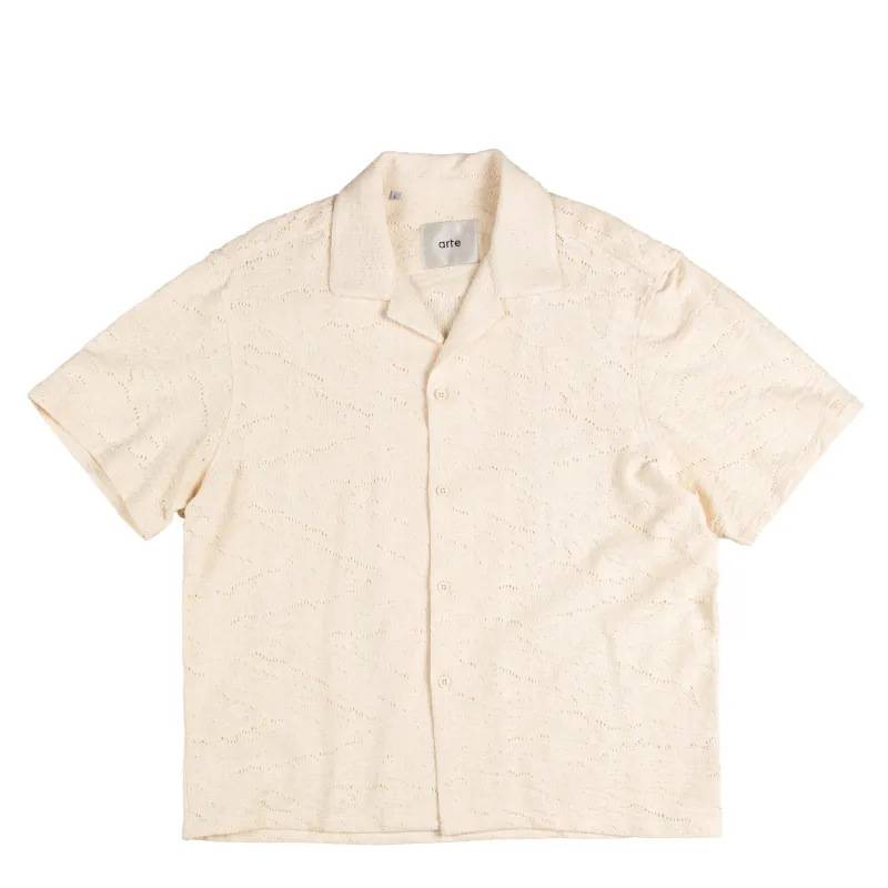 Arte Antwerp Crochet Shirt sold by Asphalt Gold