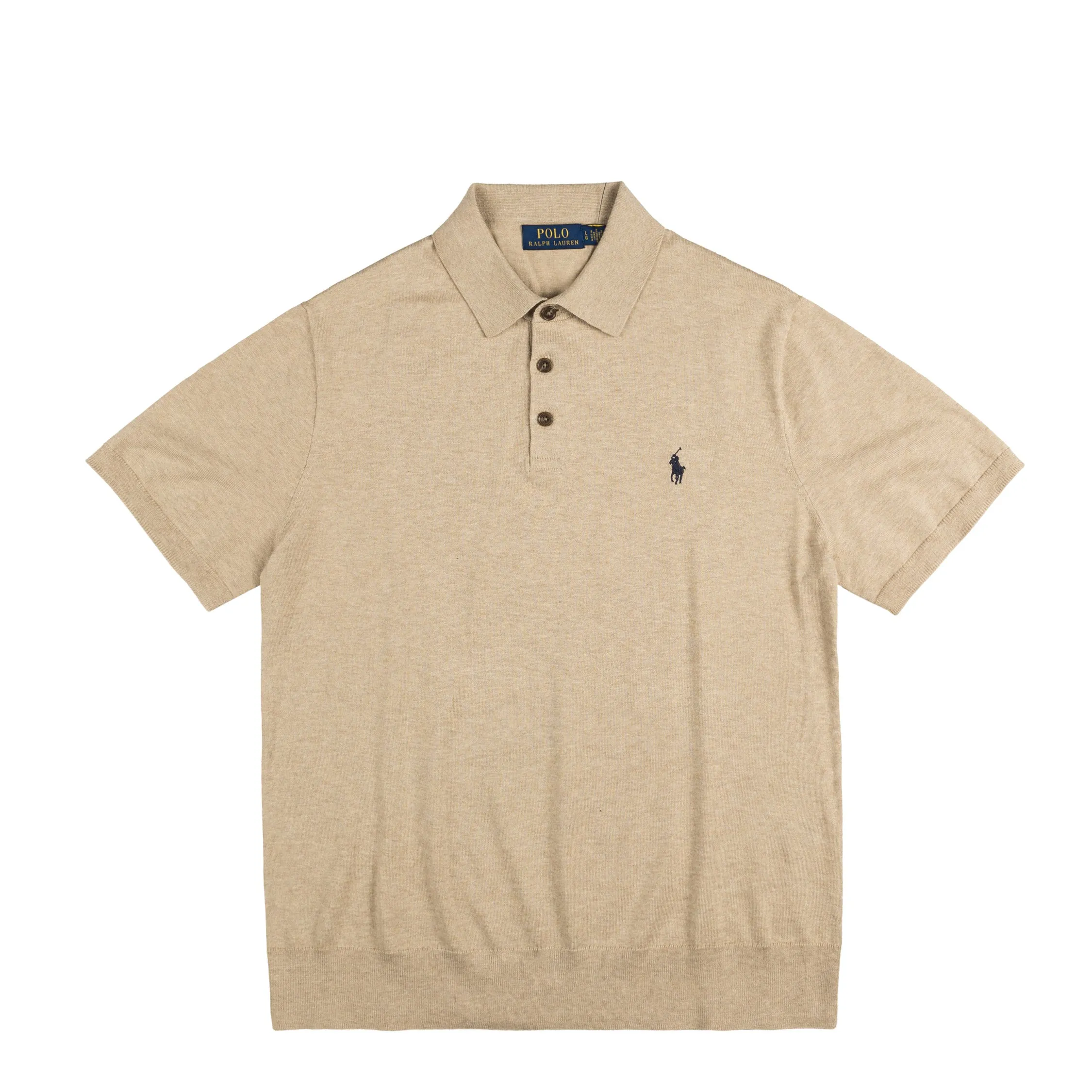 Polo Ralph Lauren Cotton Polo-Collar Jumper sold by Asphalt Gold