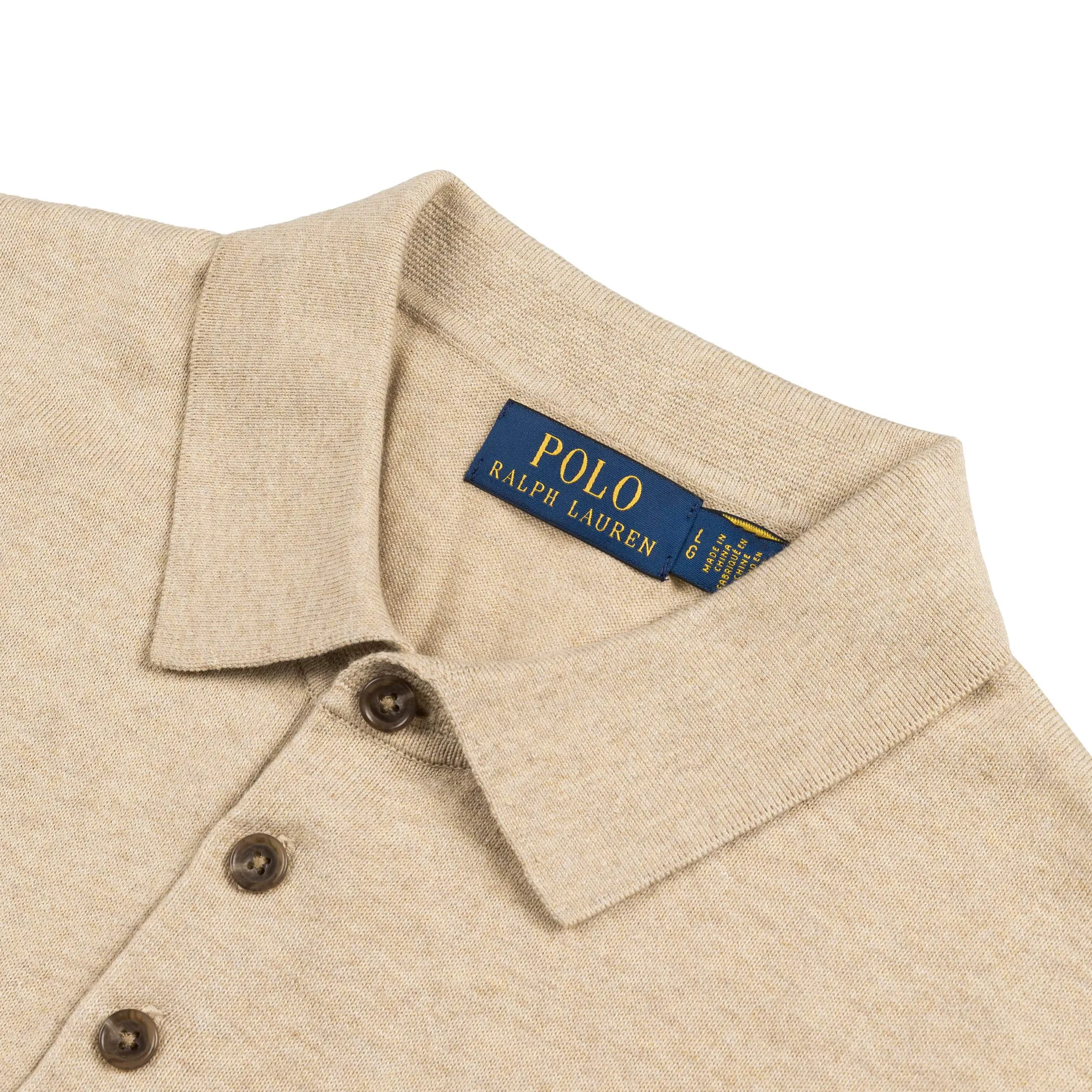 Polo Ralph Lauren Cotton Polo-Collar Jumper sold by Asphalt Gold product image thumbnail 2