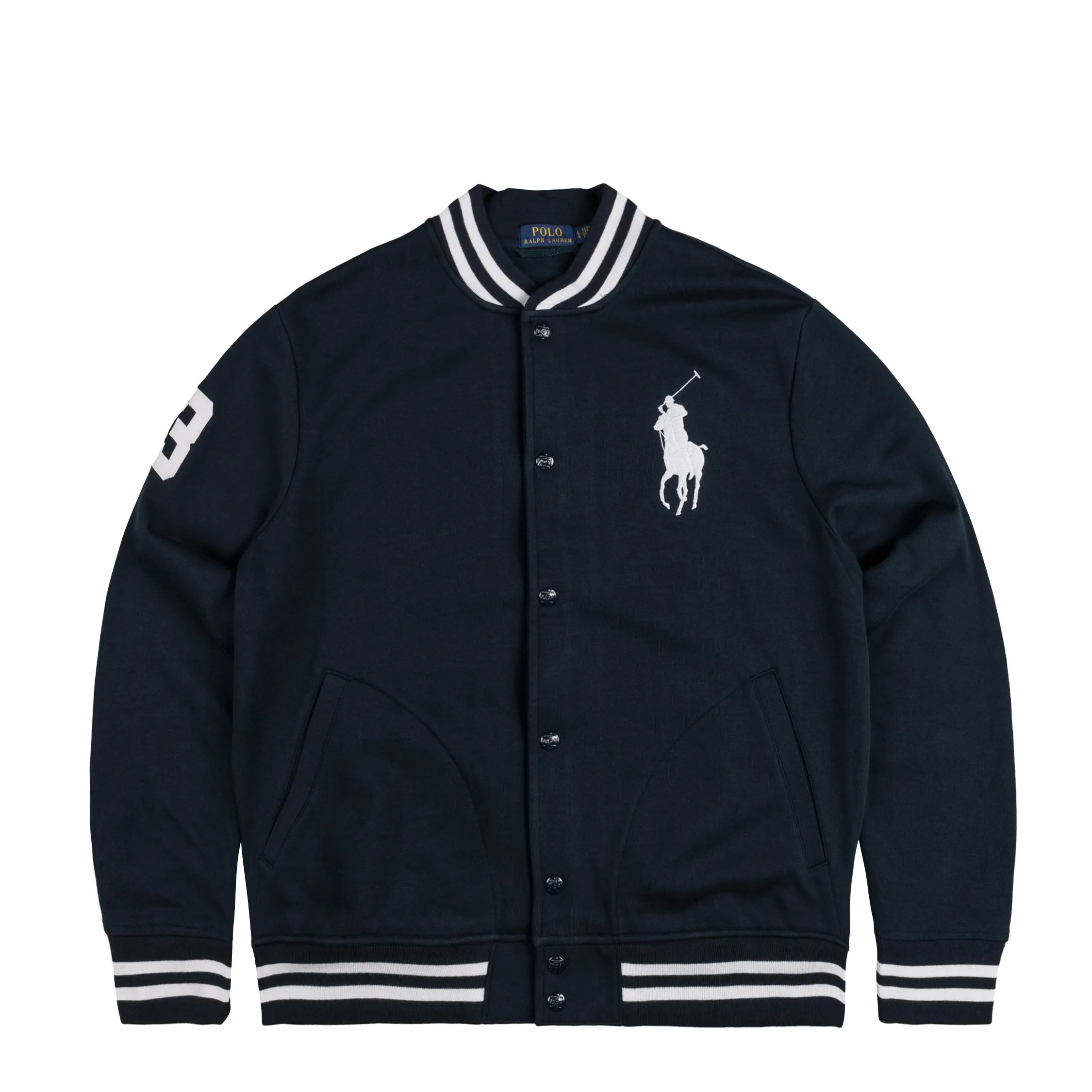 Polo Ralph Lauren Big Pony Fleece Baseball Jacket sold by Asphalt Gold