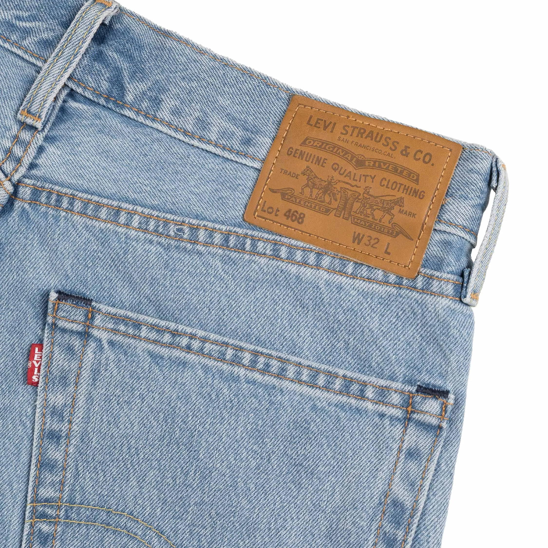 Levi's 468 Stay Loose Shorts sold by Asphalt Gold product image thumbnail 4