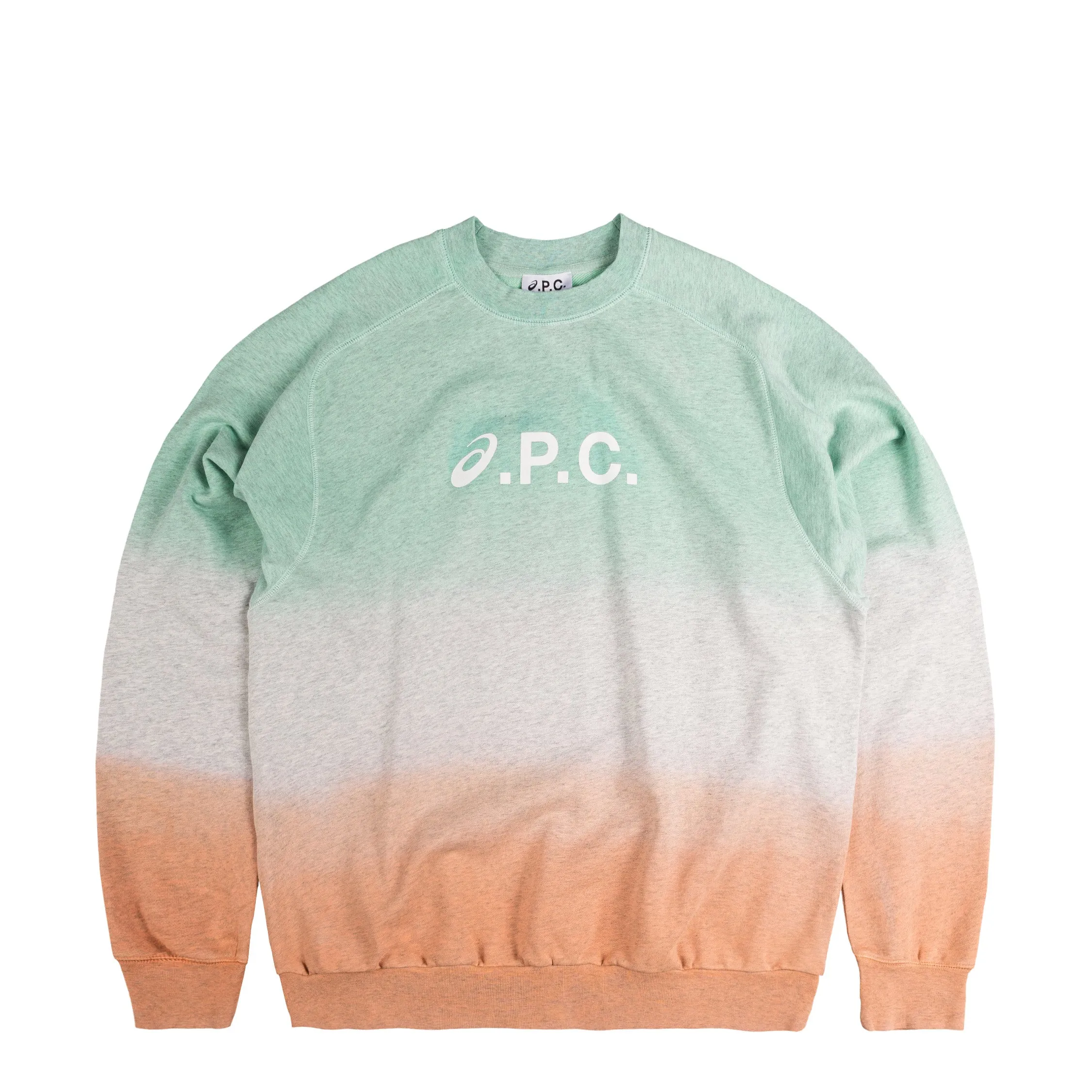 A.P.C. x Asics Sweat Lake Dip Dye sold by Asphalt Gold