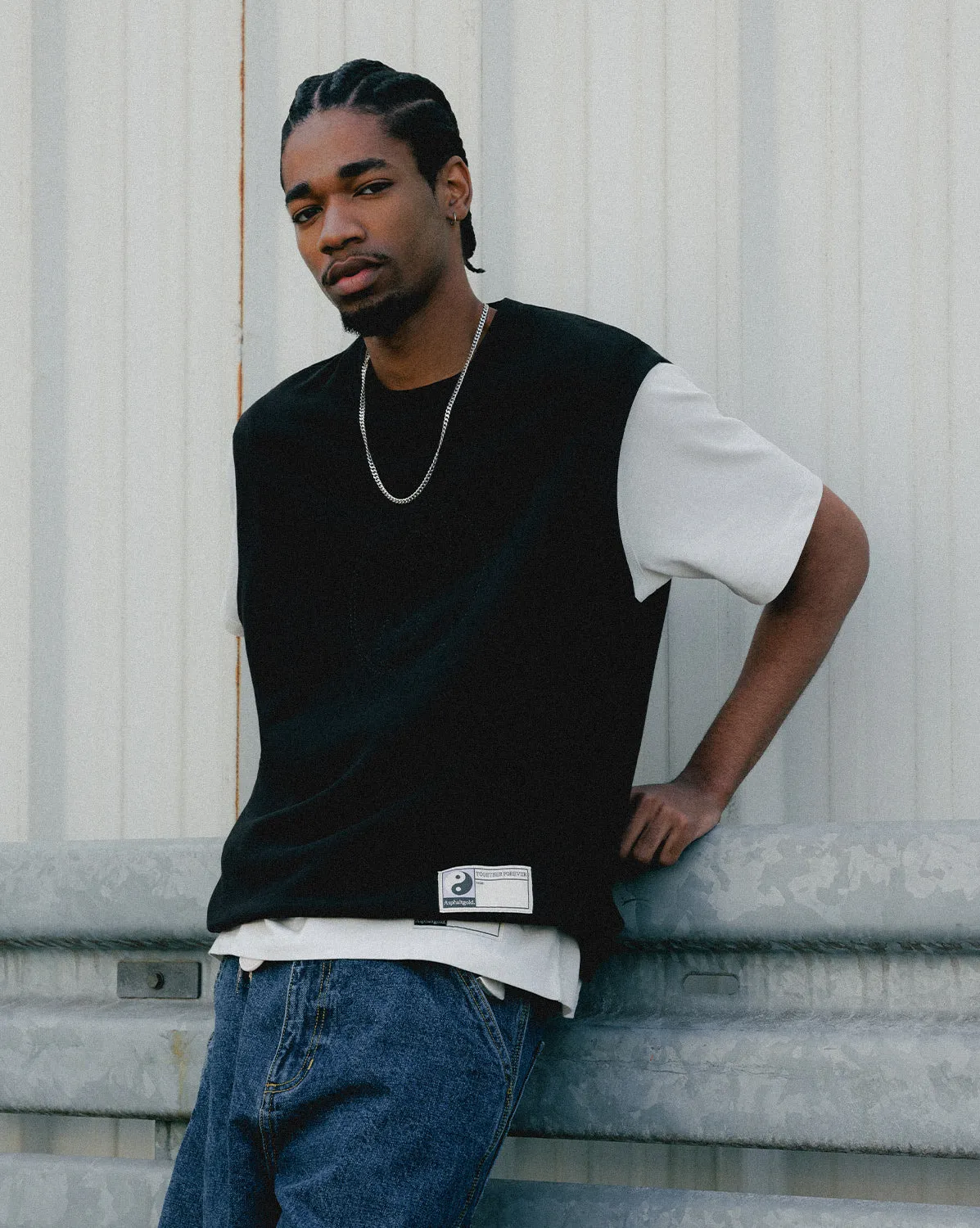 Asphaltgold Together Forever - Sweater Vest sold by Asphalt Gold product image thumbnail 4